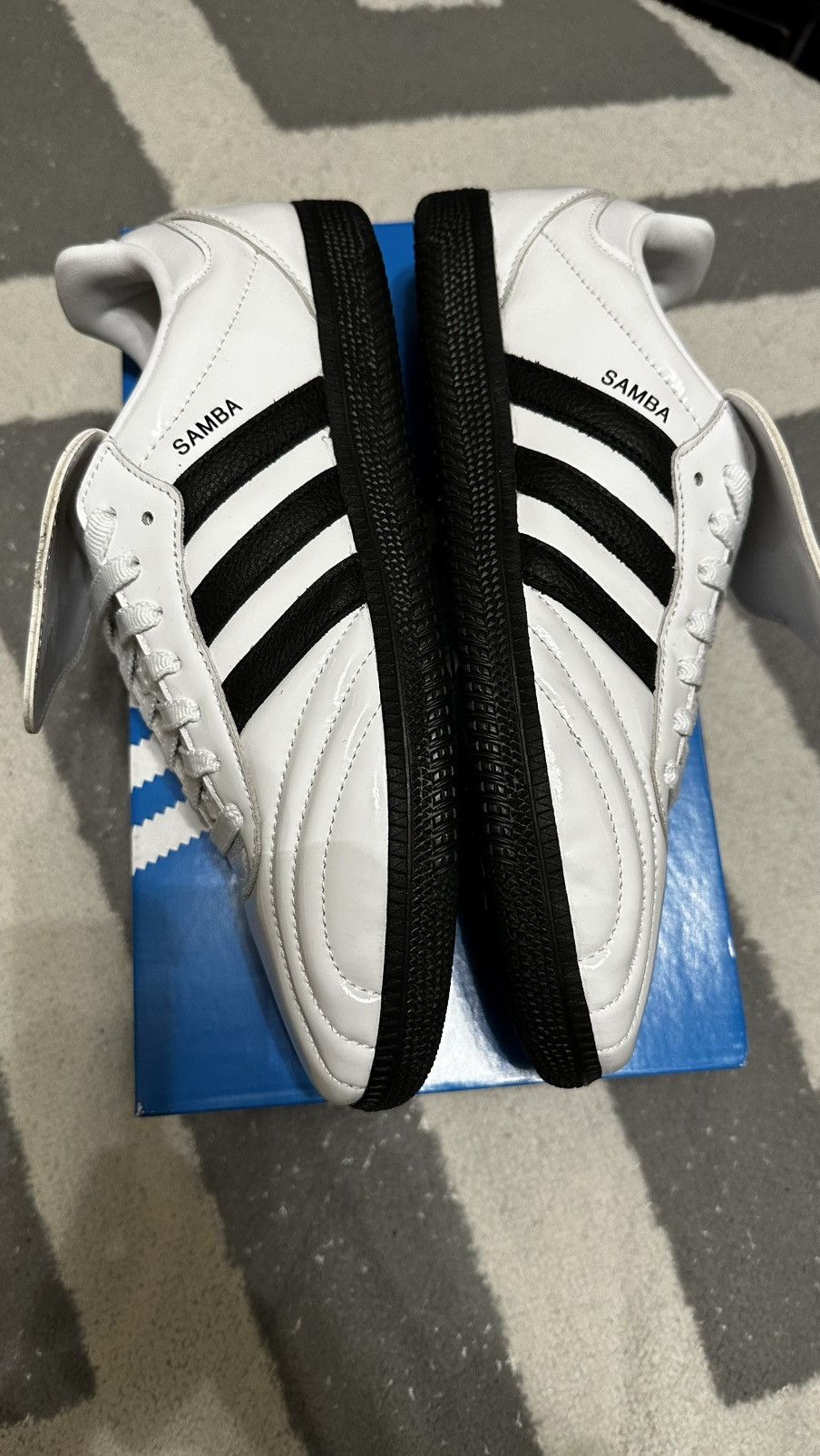 Adidas Adidas Samba LT White 'Patent' Size 9 Men's/10 Women Size US 9 / EU 42 - 3 Thumbnail