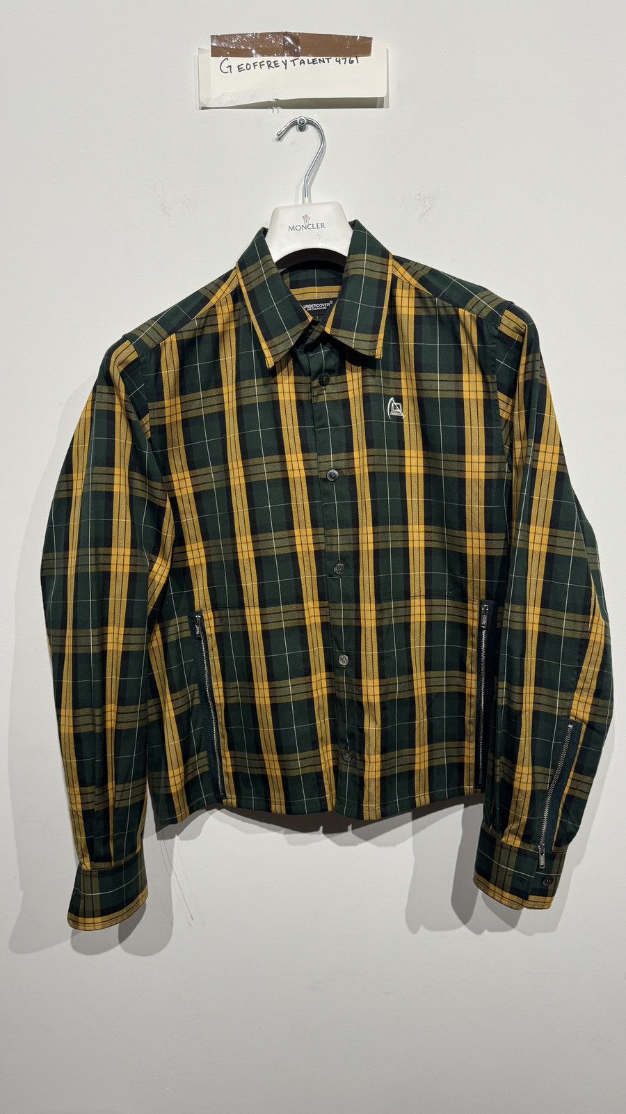 Undercover Undercover Green Tartan 'Bloody Geekers' Shirt - Size 2 Size US M / EU 48-50 / 2 - 1 Thumbnail