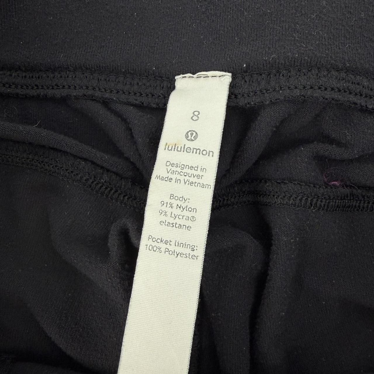 Lululemon Lululemon black joggers with pockets pants Size 8 Size 30" / US 8 / IT 44 - 2 Thumbnail