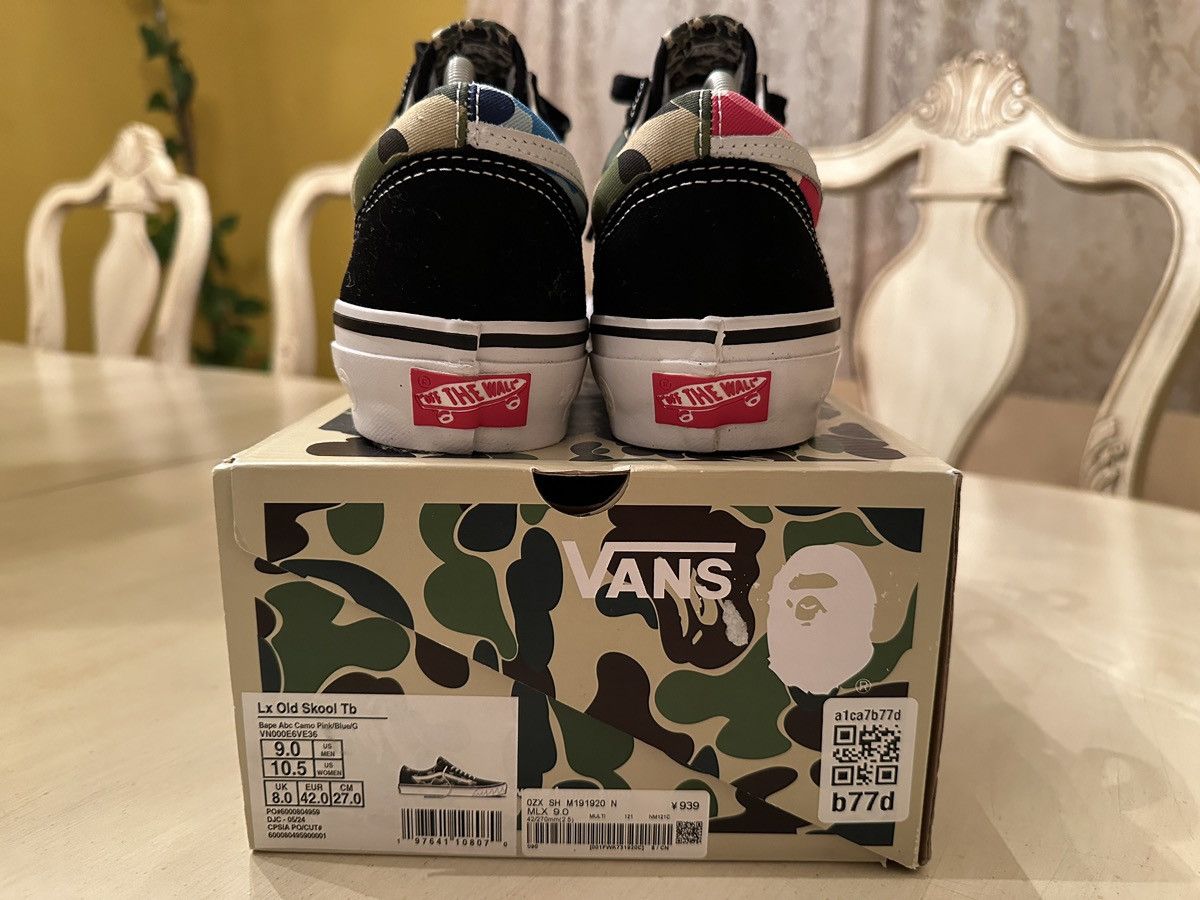 Vans Vans x Bape Old Skool 36’ ABC Camo Size US 9 / EU 42 - 6 Thumbnail