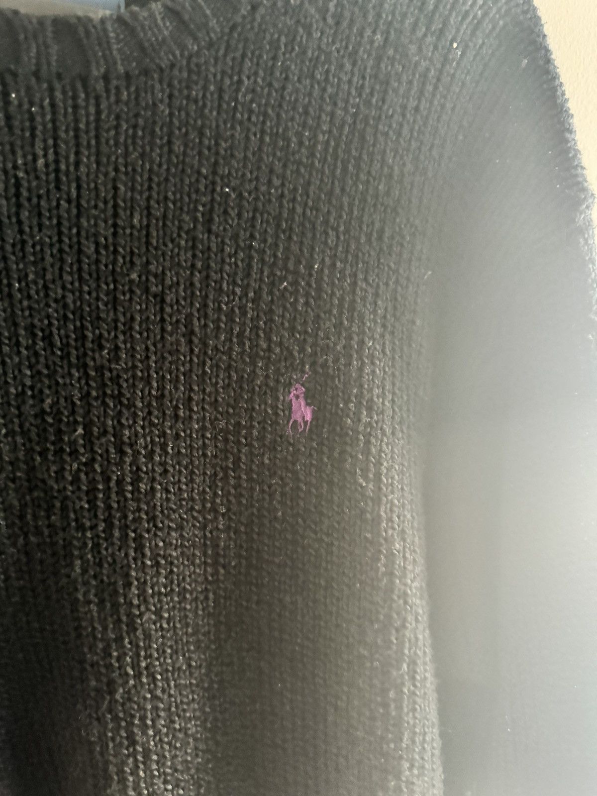Polo Ralph Lauren Polo Knit Sweater - Black/Purple Size US L / EU 52-54 / 3 - 3 Thumbnail