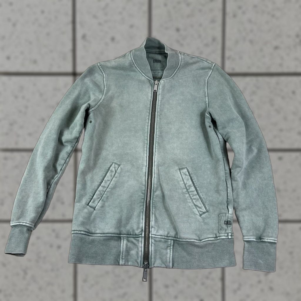 Kith KITH Pinnacle Knit Military Style Full Zip Bomber Jacket Green S Men Knit Cotton Zip Lining 400 GSM Size US S / EU 44-46 / 1 - 1 Thumbnail