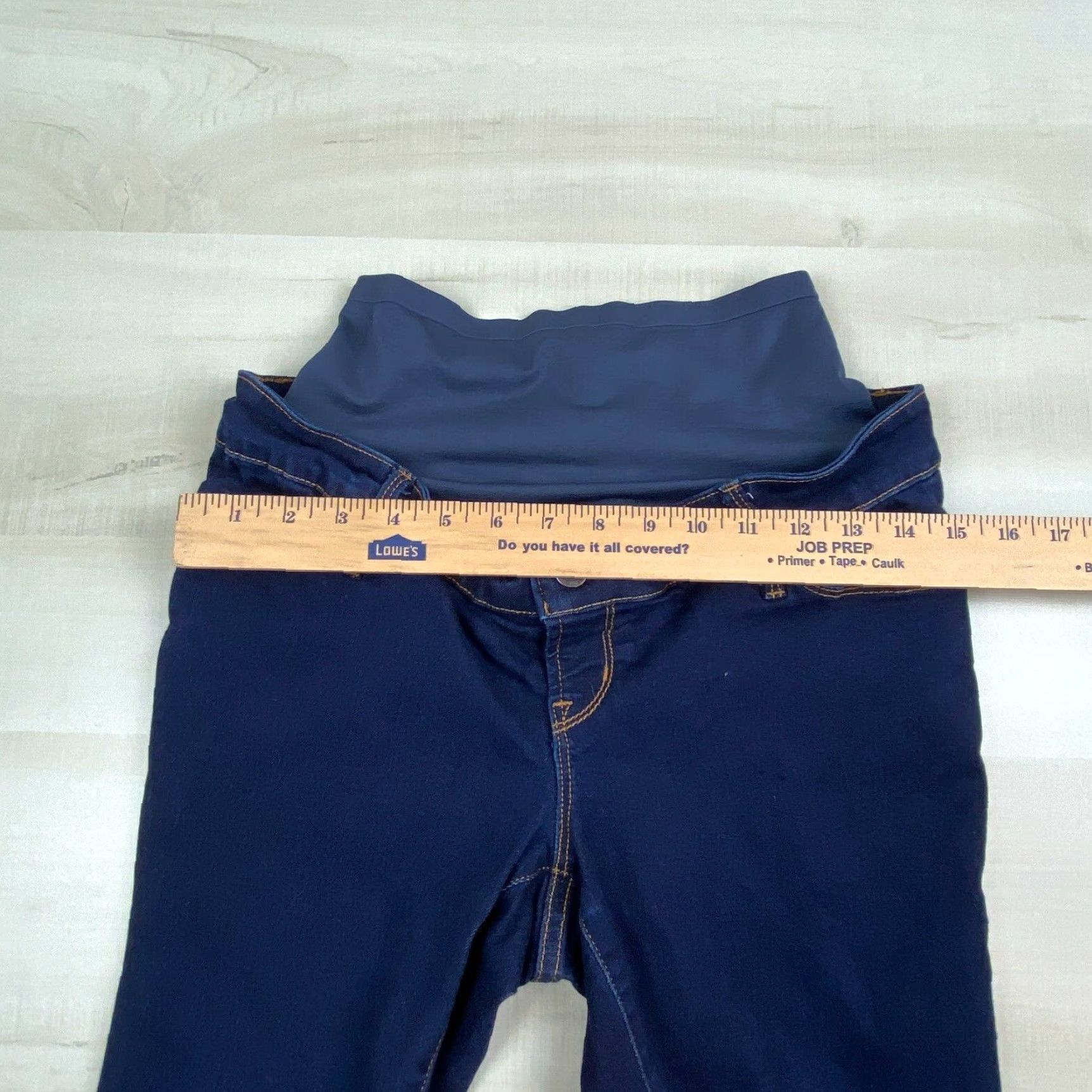 Old Navy Old Navy Womens Rockstar 4 Maternity Super Skinny Premium Full Panel Jeans Size 27" / US 4 / IT 40 - 7 Thumbnail