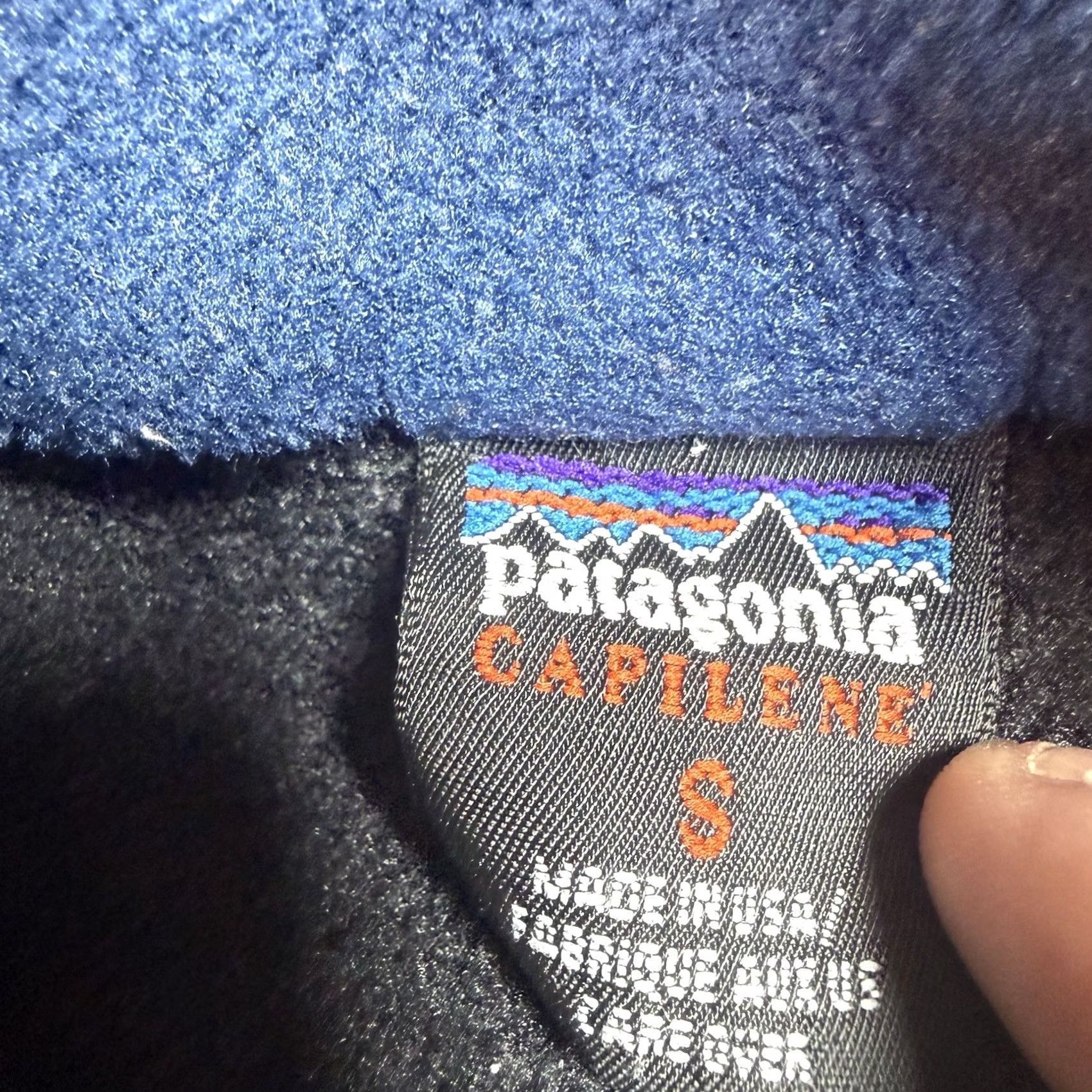 Patagonia VINTAGE Patagonia Capilene Pullover Shirt Mens Small Gray USA Made 1/4 Zip Fleece Sweater Men Size US S / EU 44-46 / 1 - 5 Thumbnail