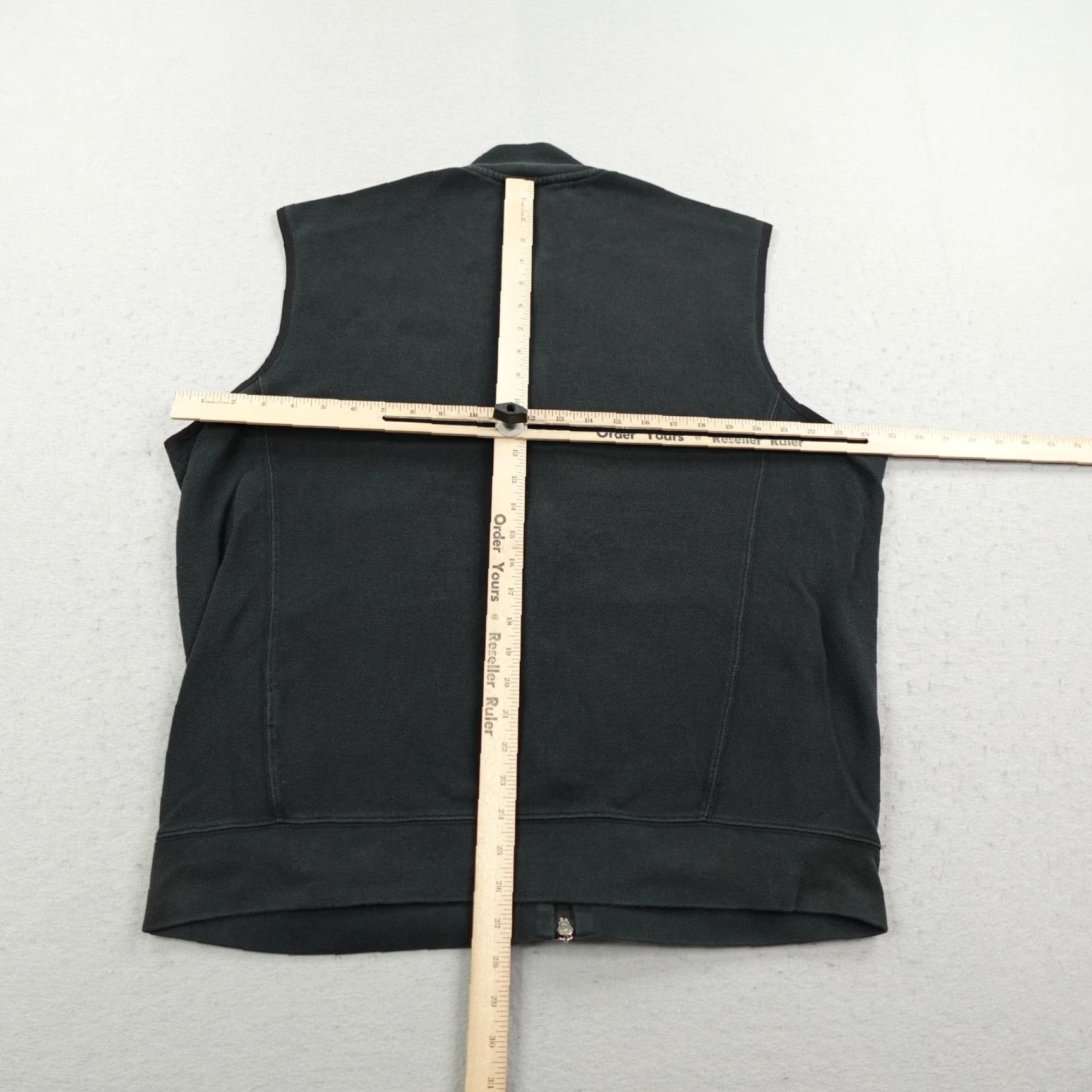 Polo Ralph Lauren VINTAGE Polo Ralph Lauren Sweater Vest Mens XL Black Full Zip Pima Cotton Golf - Mock Neck, Knit, Solid, Logo, Pockets - Casual Mens XL Size US XL / EU 56 / 4 - 4 Thumbnail