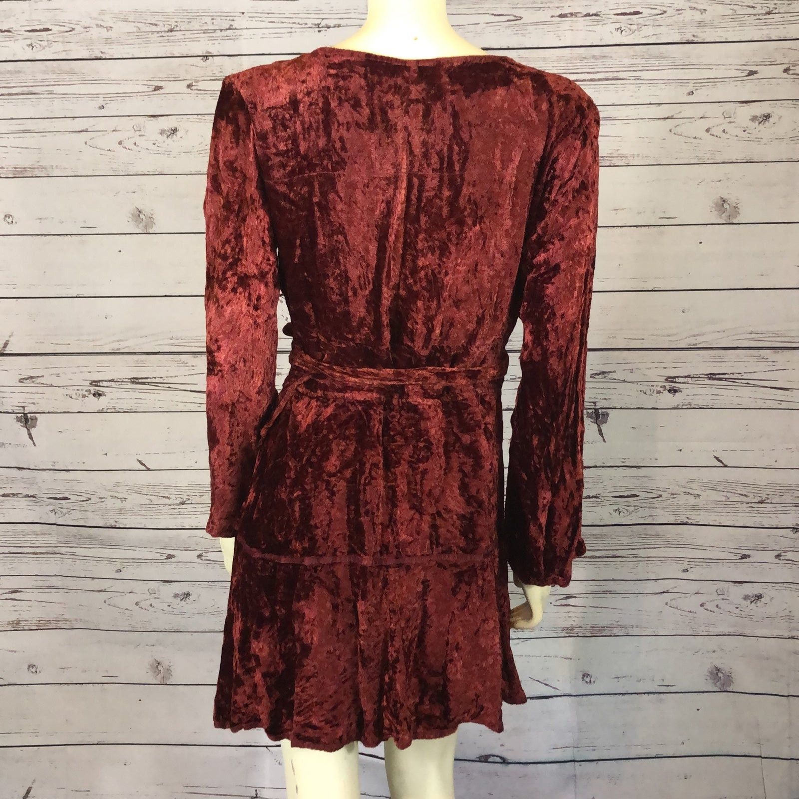 Vintage Vtg Kaush Collections Crushed Velvet wrap high low top med Size M / US 6-8 / IT 42-44 - 11 Thumbnail