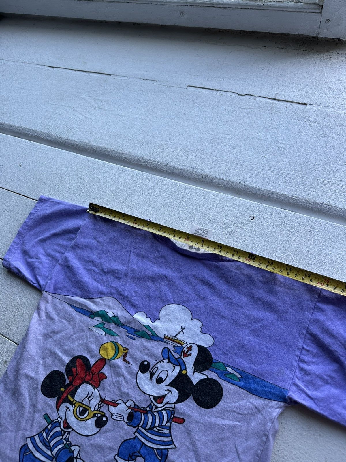 Disney 90s🚨RARE WALD DISNEY MICKEY MOUSE BIG LOGO MADE IN ITALY Size S / US 4 / IT 40 - 12 Thumbnail
