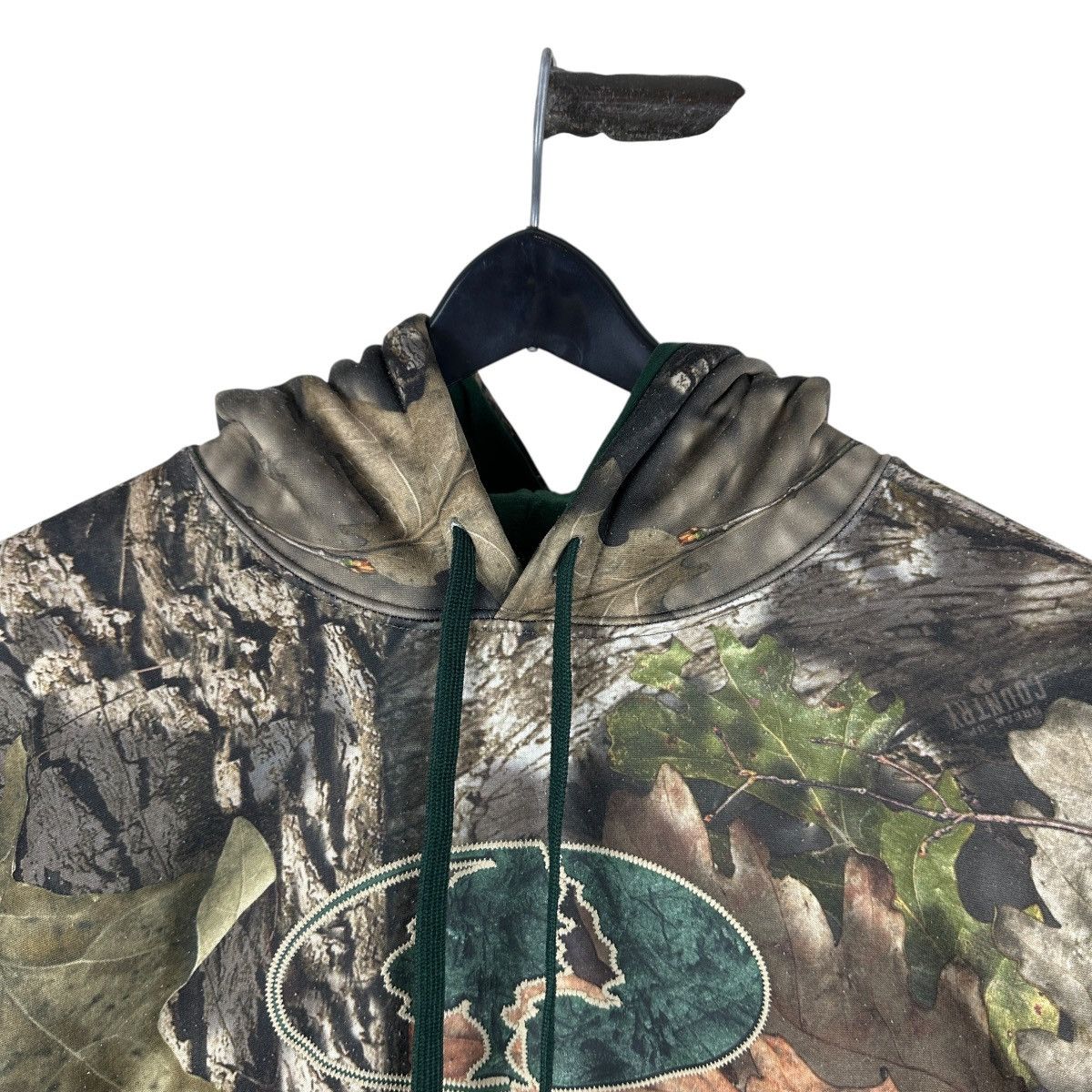 Mossy Oaks Mens Y2K Mossy Oak Green Camo Pullover Hoodie Size US L / EU 52-54 / 3 - 3 Thumbnail