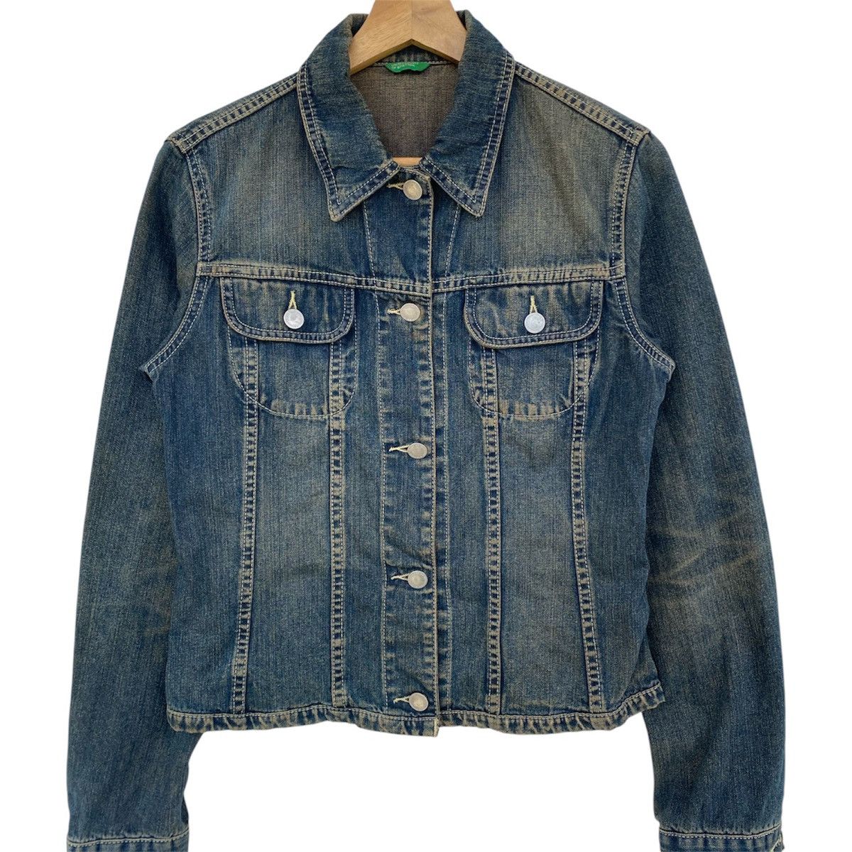 United Colors Of Benetton United Colors of Benetton Denim Jacket Size S / US 4 / IT 40 - 1 Thumbnail