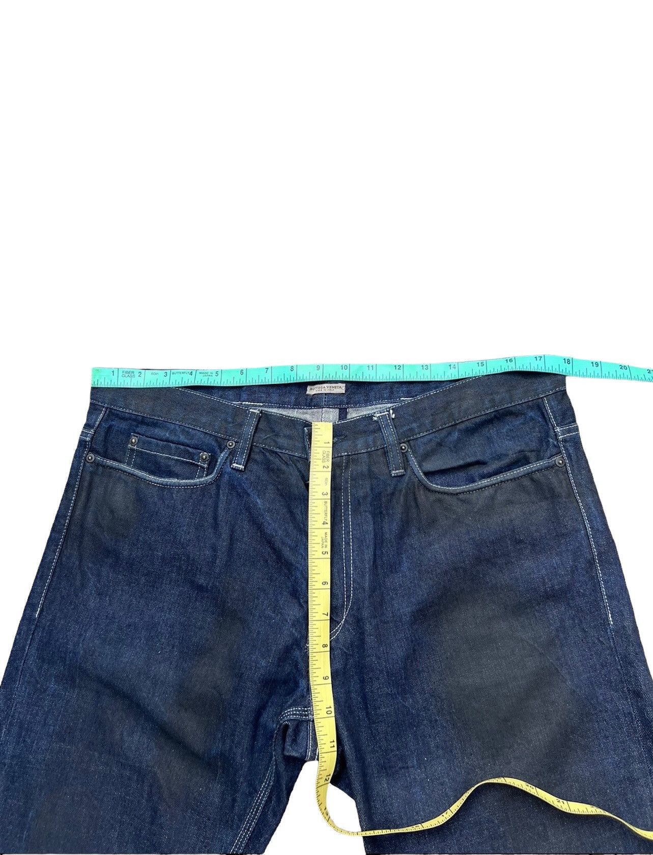 Bottega Veneta The Iconic Bottega Veneta Made in Italy Waxed Denim Jeans Size US 36 / EU 52 - 3 Thumbnail