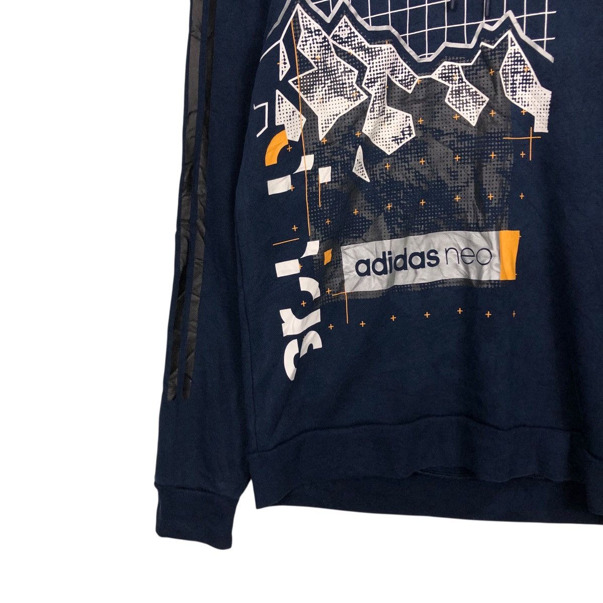Adidas 📌Adidas Hoodie Pull Over Rare Big Logo Over Design Size US L / EU 52-54 / 3 - 5 Thumbnail