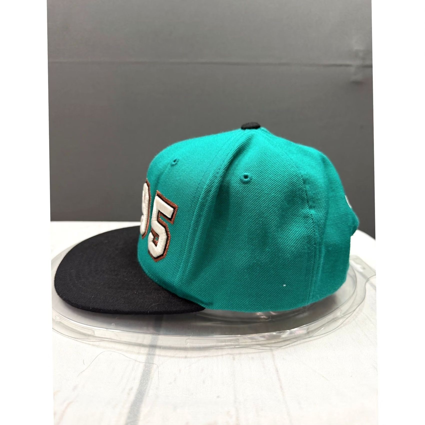 Mitchell & Ness Mitchell & Ness Snapback Hat Unisex Teal 1995 Hardwood Classics OSFA Size ONE SIZE - 3 Thumbnail
