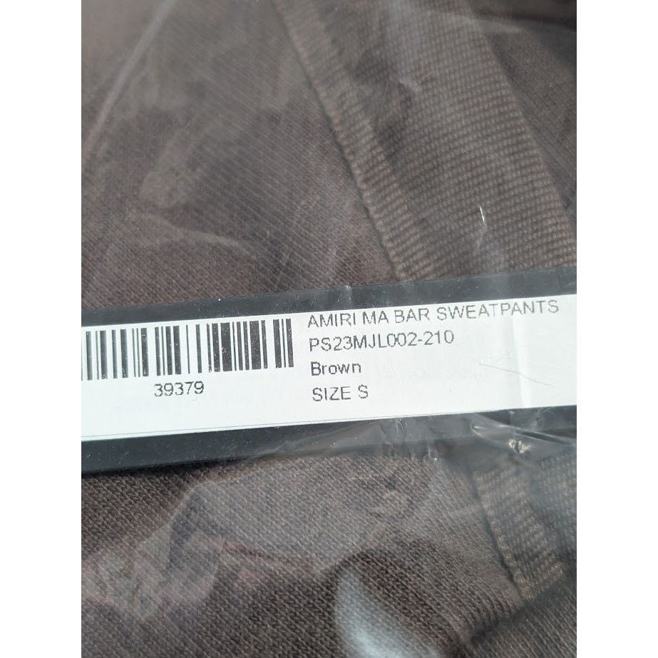 Amiri o1rshd1 Amiri MA Bar Sweatpants & Joggers in Brown Size US 30 / EU 46 - 18 Thumbnail
