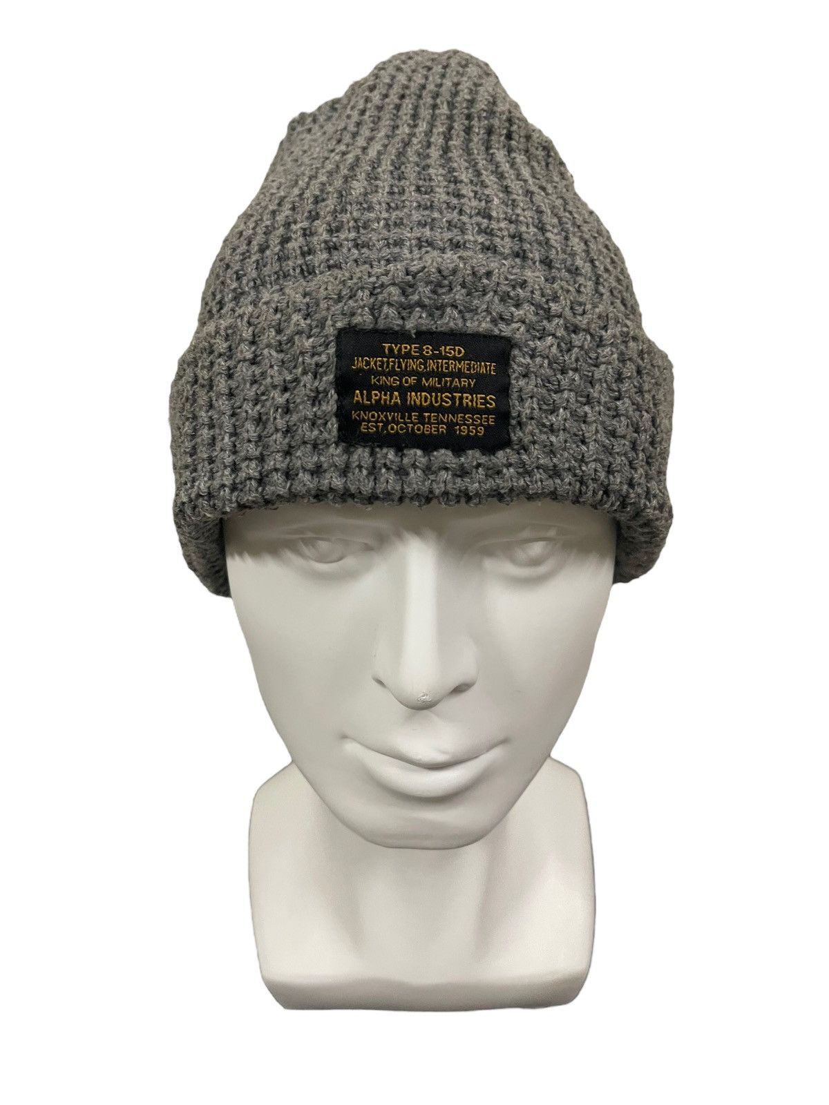 Alpha Industries Vintage Alpha Industries Military Style Beanie Size ONE SIZE - 1 Thumbnail