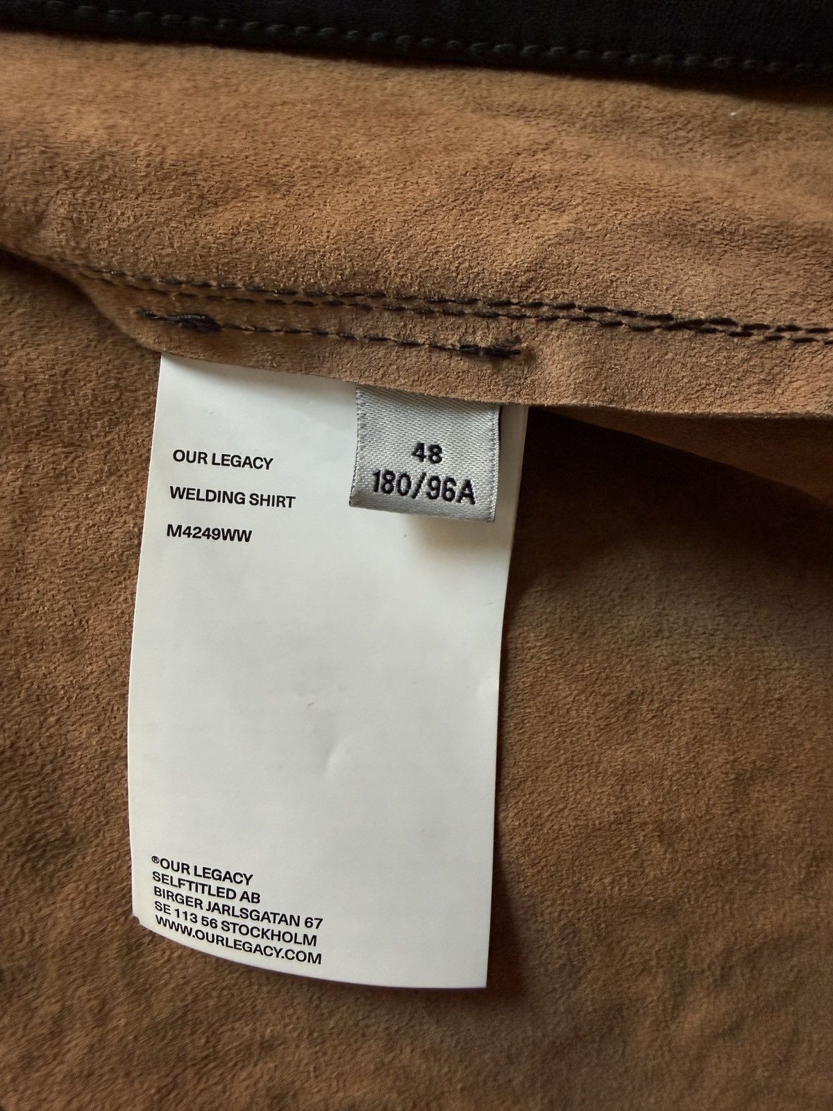 Our Legacy Our Legacy - Lambskin Welding Shirt Size US M / EU 48-50 / 2 - 8 Thumbnail