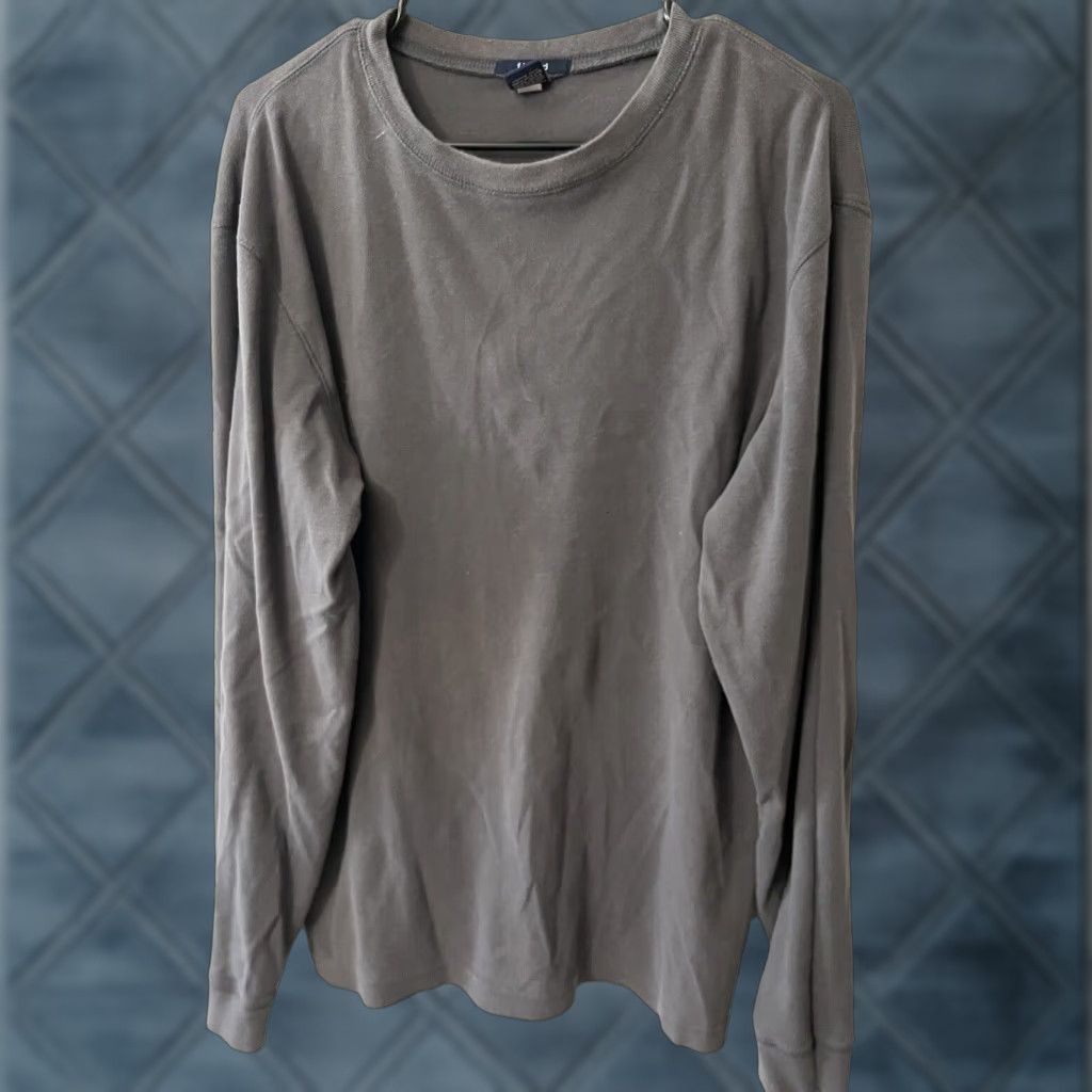 Gap GAP Sweatshirt Shirt Mens XL Long Sleeve Gray Crew Neck Pullover Regular Size Cotton Vintage No 90s Mens Size US XL / EU 56 / 4 - 1 Thumbnail