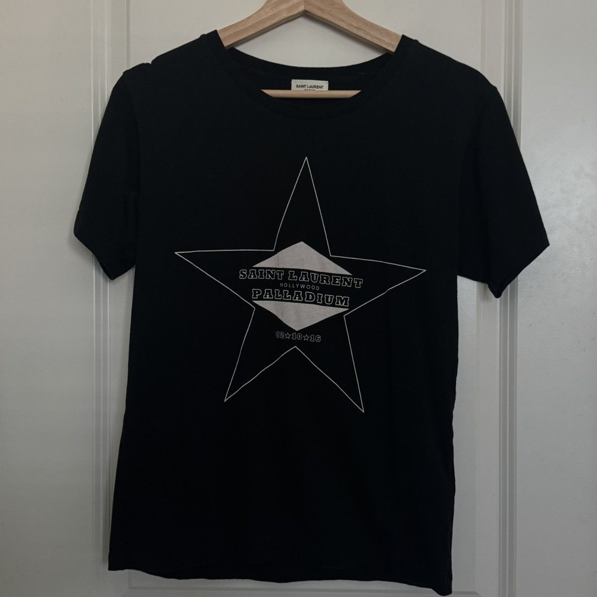 Saint Laurent Star Palladium Hollywood Tshirt Hedi