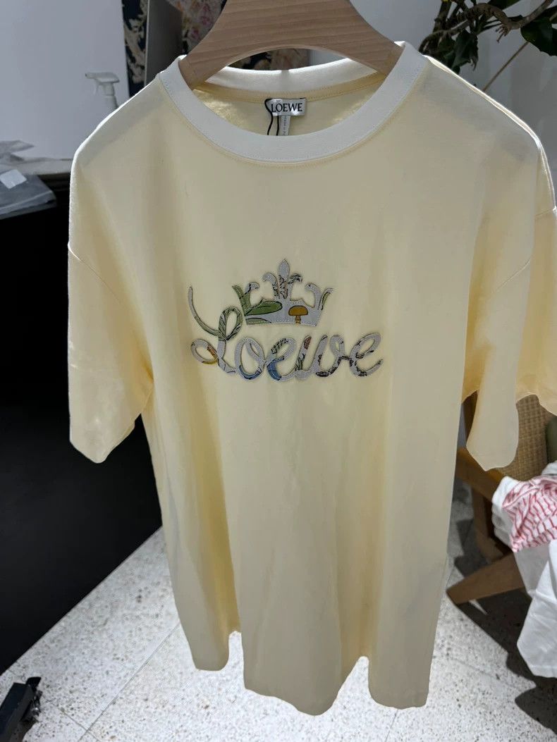 Loewe LOEWE Light yellow short sleeves Size S / US 4 / IT 40 - 1 Thumbnail