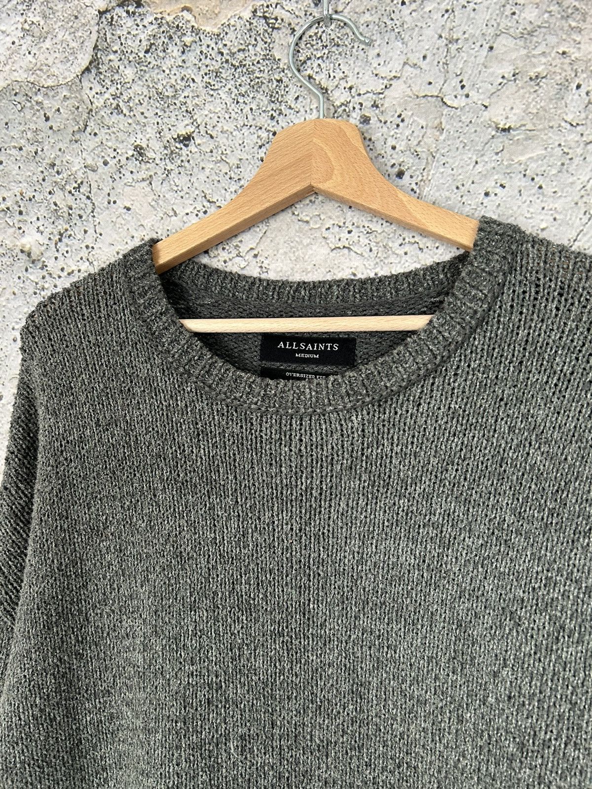 Allsaints Allsaints Grey Sweater Knit Grunge Rock Punk Avant-garde Size US M / EU 48-50 / 2 - 3 Thumbnail