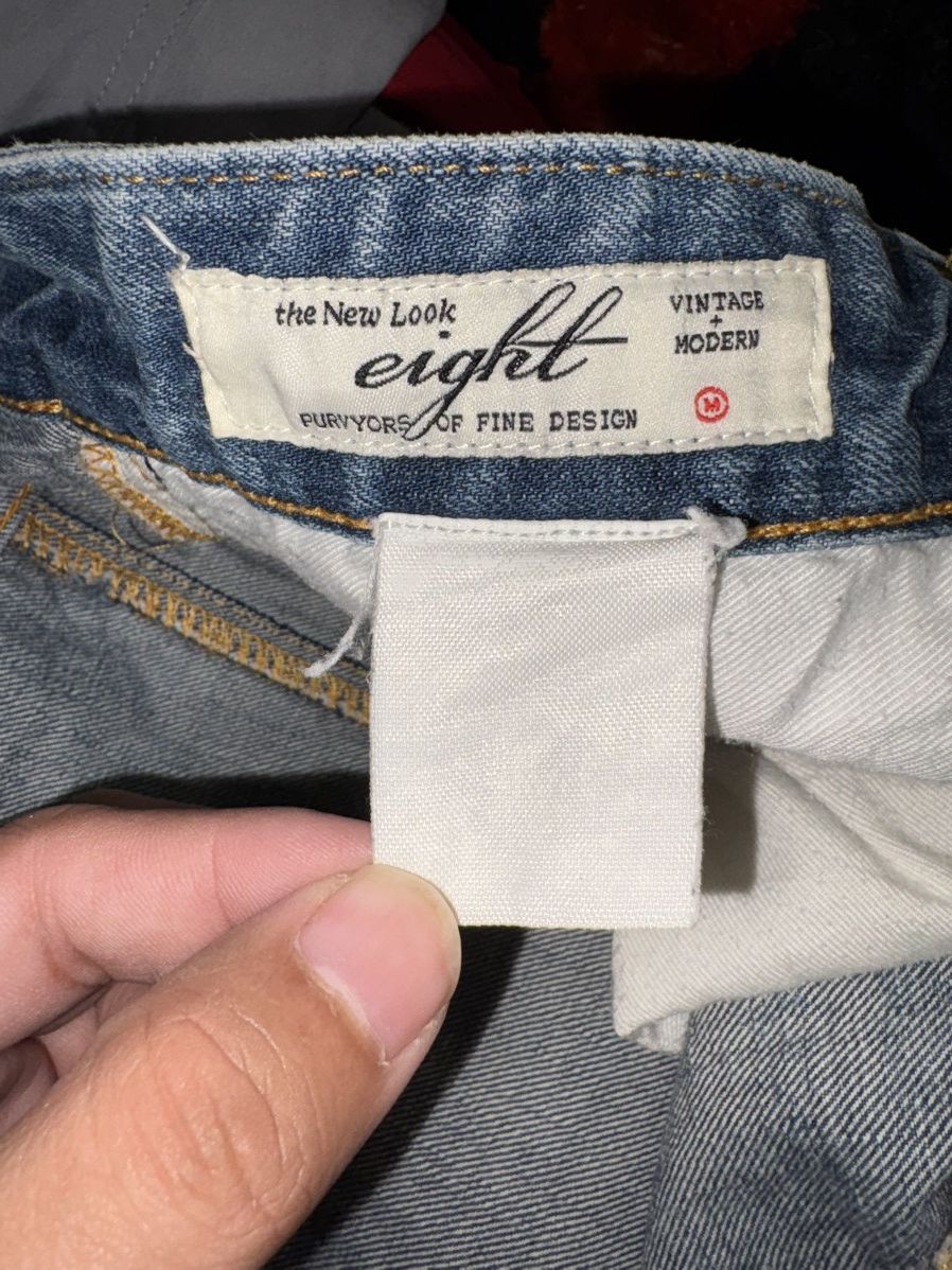 Japanese Brand The New Look Eight 3D Twisted Seam Distressed Denim -Size 28 Size US 28 / EU 44 - 9 Thumbnail
