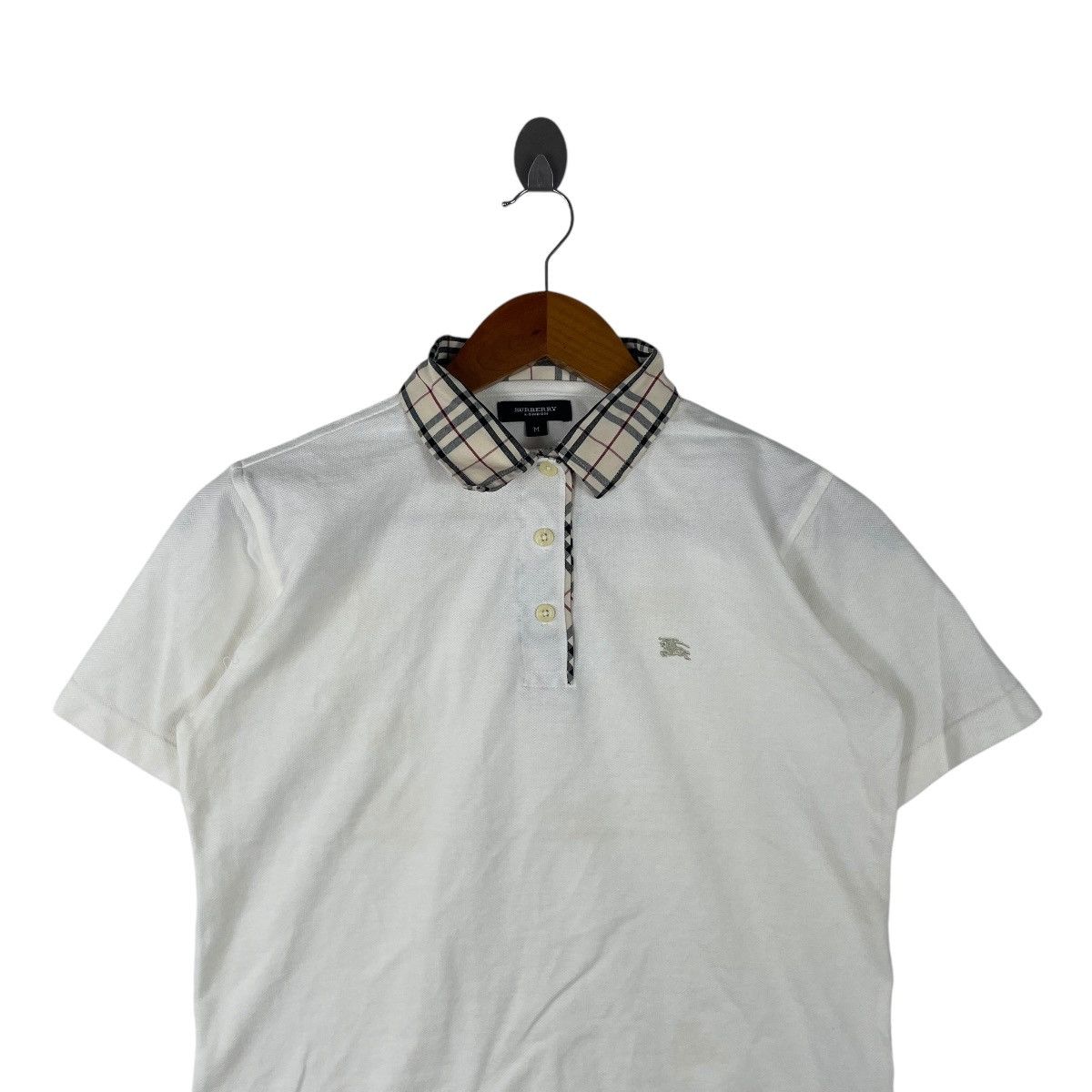 Burberry Burberry London Nova Check Polo Tee Shirt Size US M / EU 48-50 / 2 - 2 Thumbnail