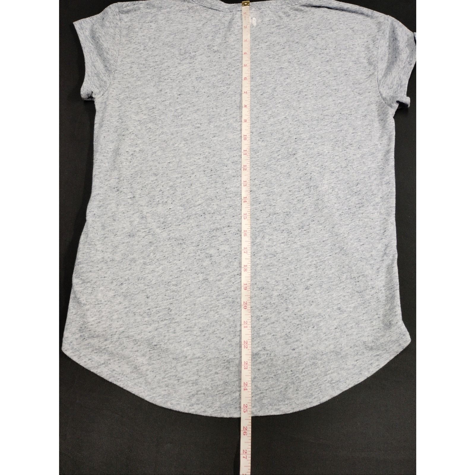 Victoria's Secret Victoria's Secret Light Gray Scoop Neck Short Sleeve Tee Size S / US 4 / IT 40 - 4 Thumbnail