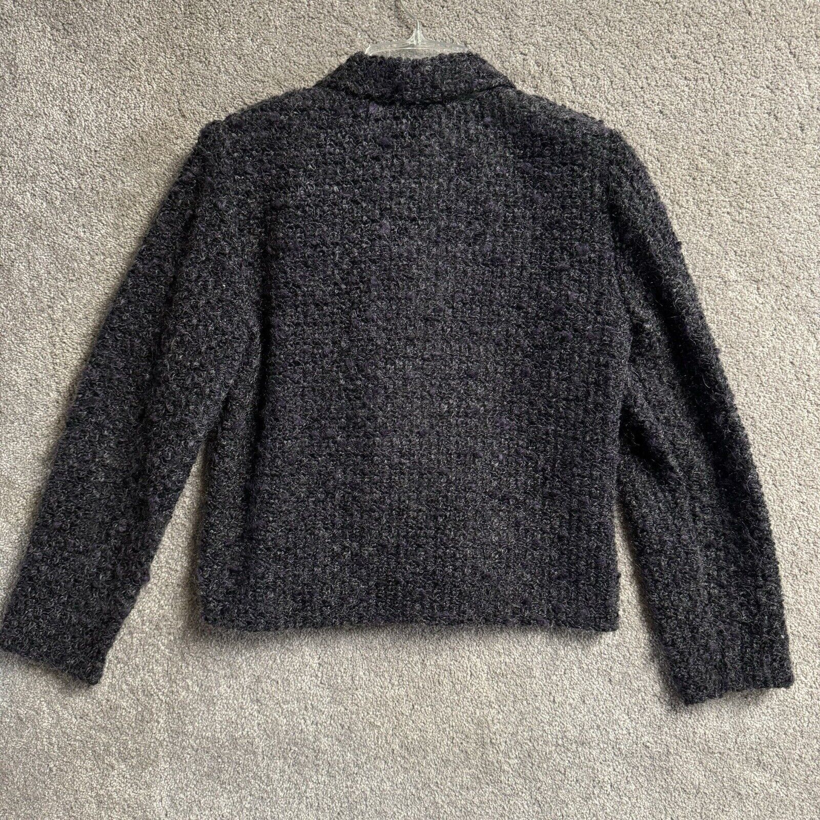 Other Vintage 80s Fashion Bug Cardigan Sweater M Mohair Whimsigoth Size M / US 6-8 / IT 42-44 - 2 Thumbnail