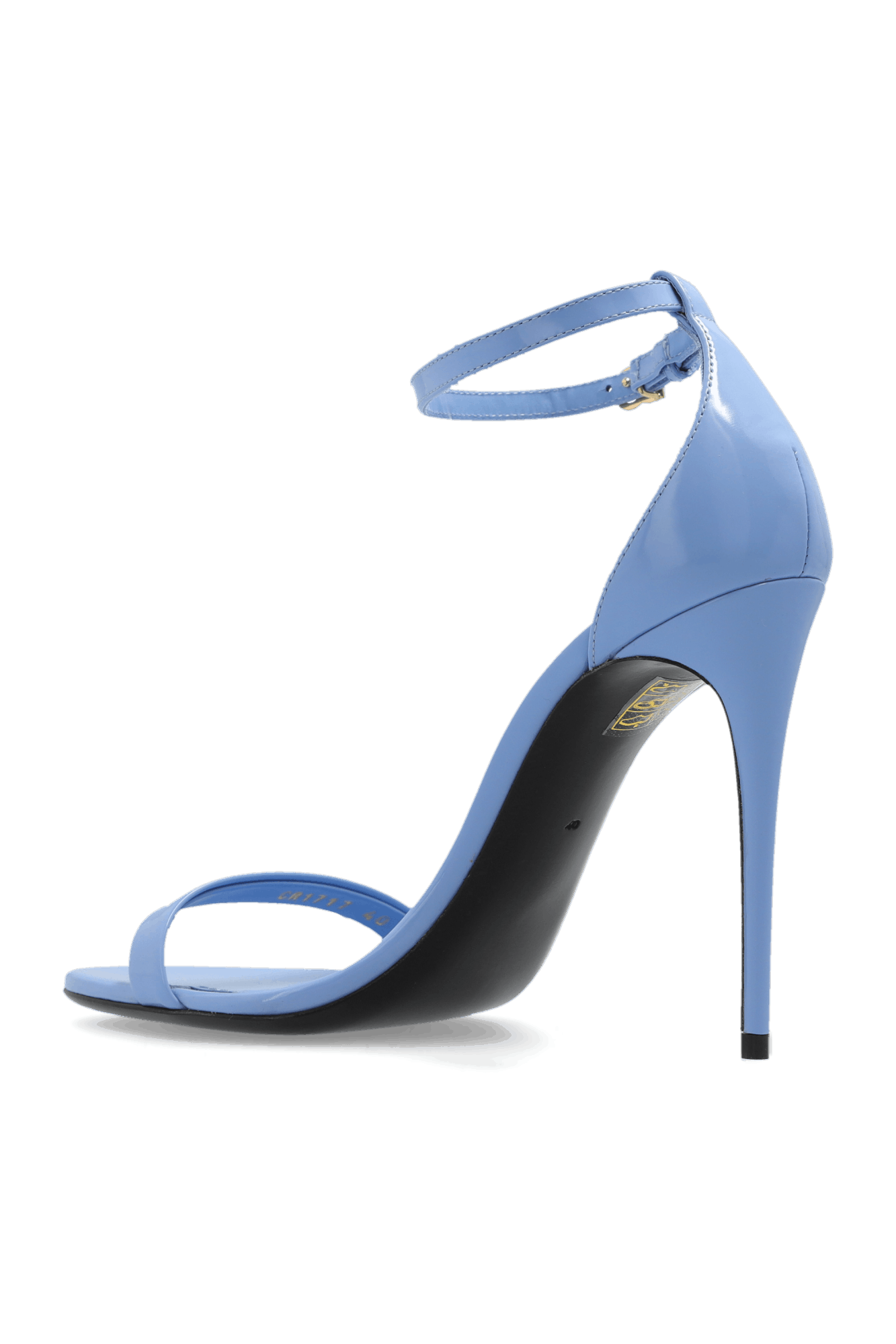 Dolce & Gabbana o1s22i1n0225 Glossy Leather Sandals in Light Blue Size US 6 / IT 36 - 5 Thumbnail