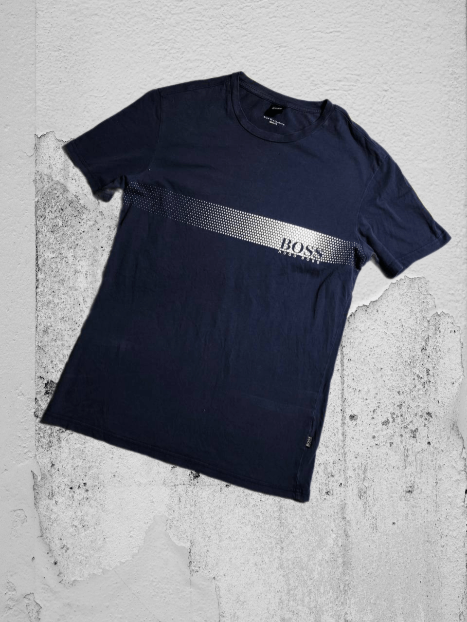 Hugo Boss Hugo Boss tee grey big logo Size US M / EU 48-50 / 2 - 1 Thumbnail