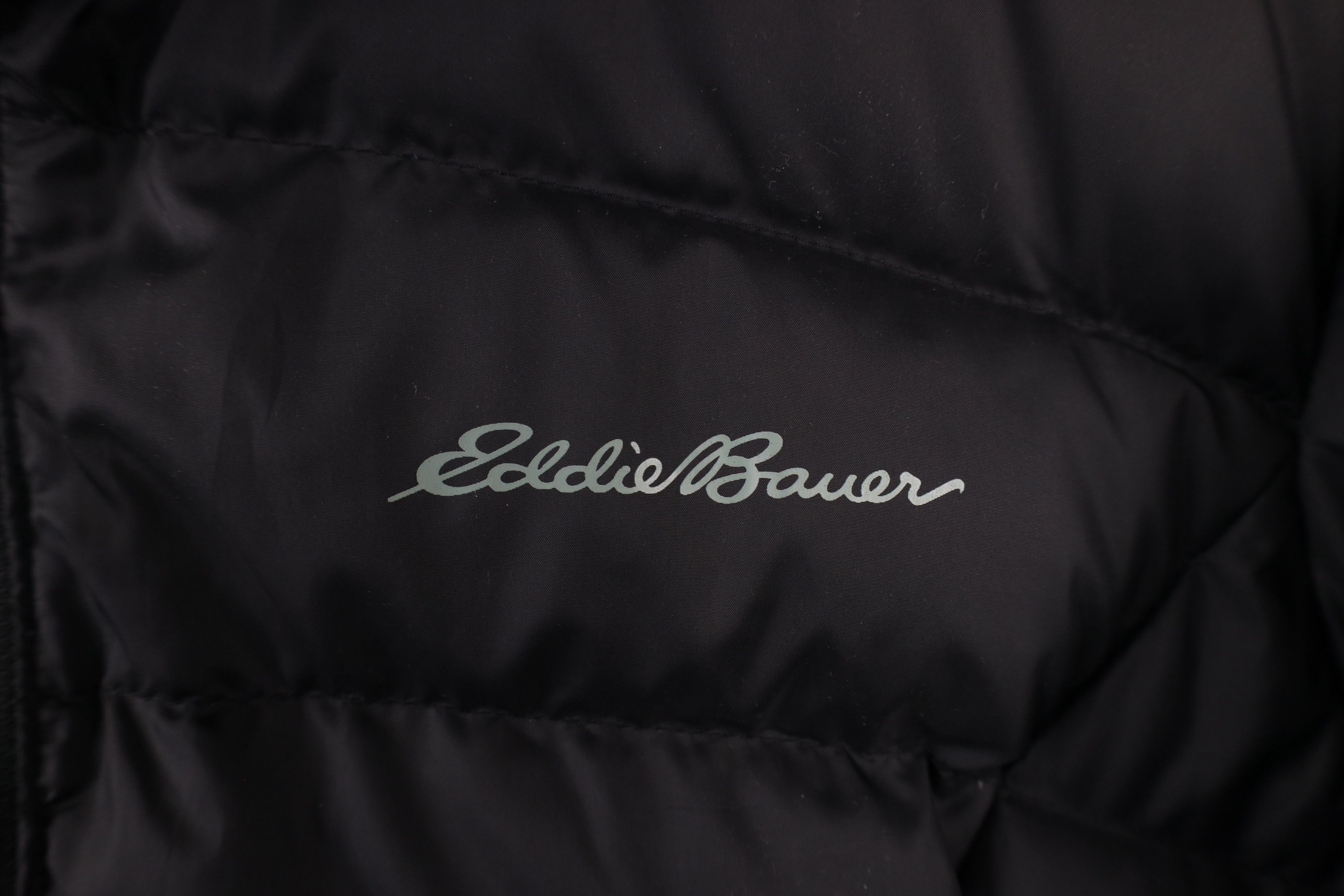 Eddie Bauer × Vintage Eddie Bauer 2 In 1 Down Insulated Hooded Puffer Jacket Black Size L / US 10 / IT 46 - 17 Thumbnail