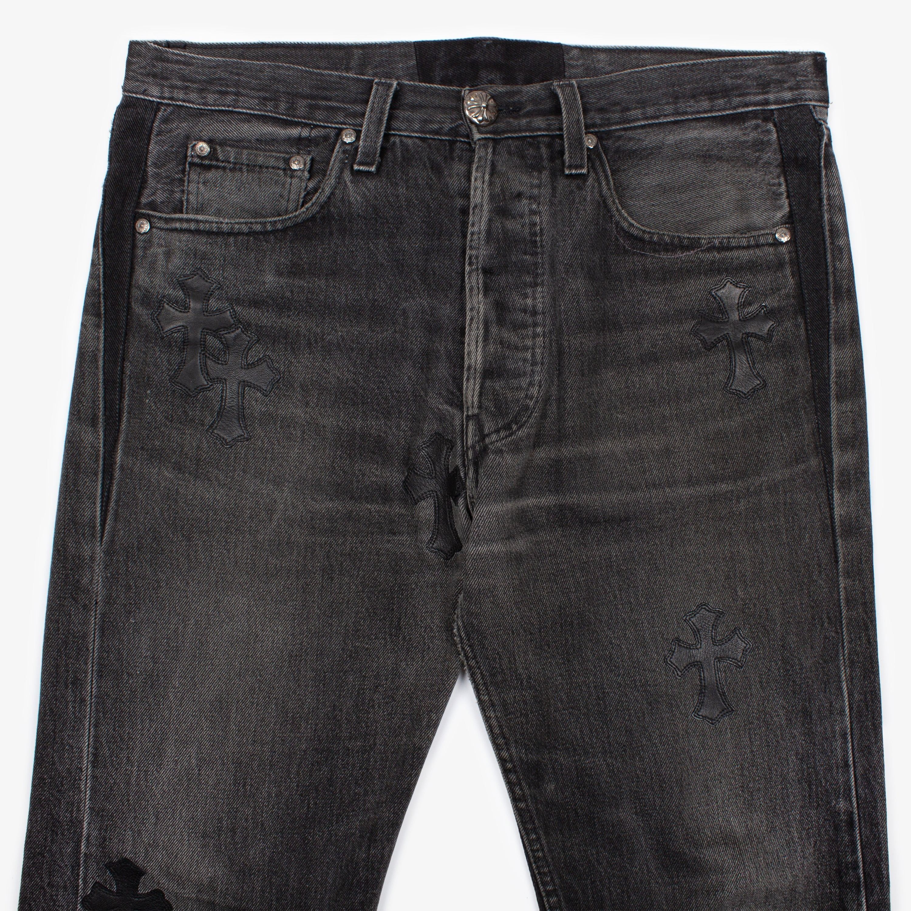 Chrome Hearts CHROME HEARTS CROSS PATCH DENIM JEANS Size US 30 / EU 46 - 4 Thumbnail