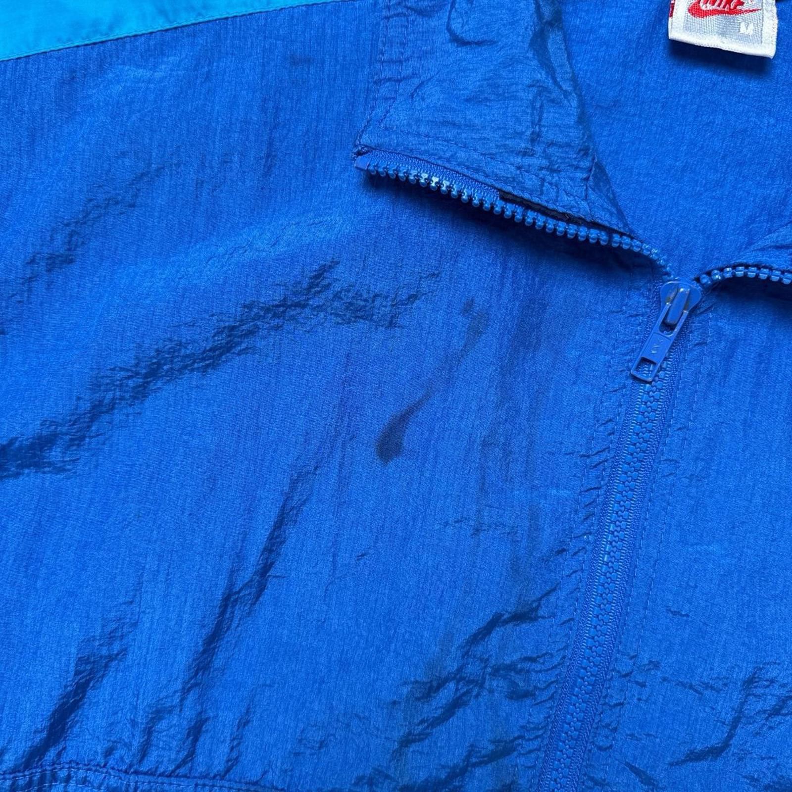 Nike Y2K Nike 90s Blue windbreaker jacket gray tag Size US M / EU 48-50 / 2 - 8 Thumbnail