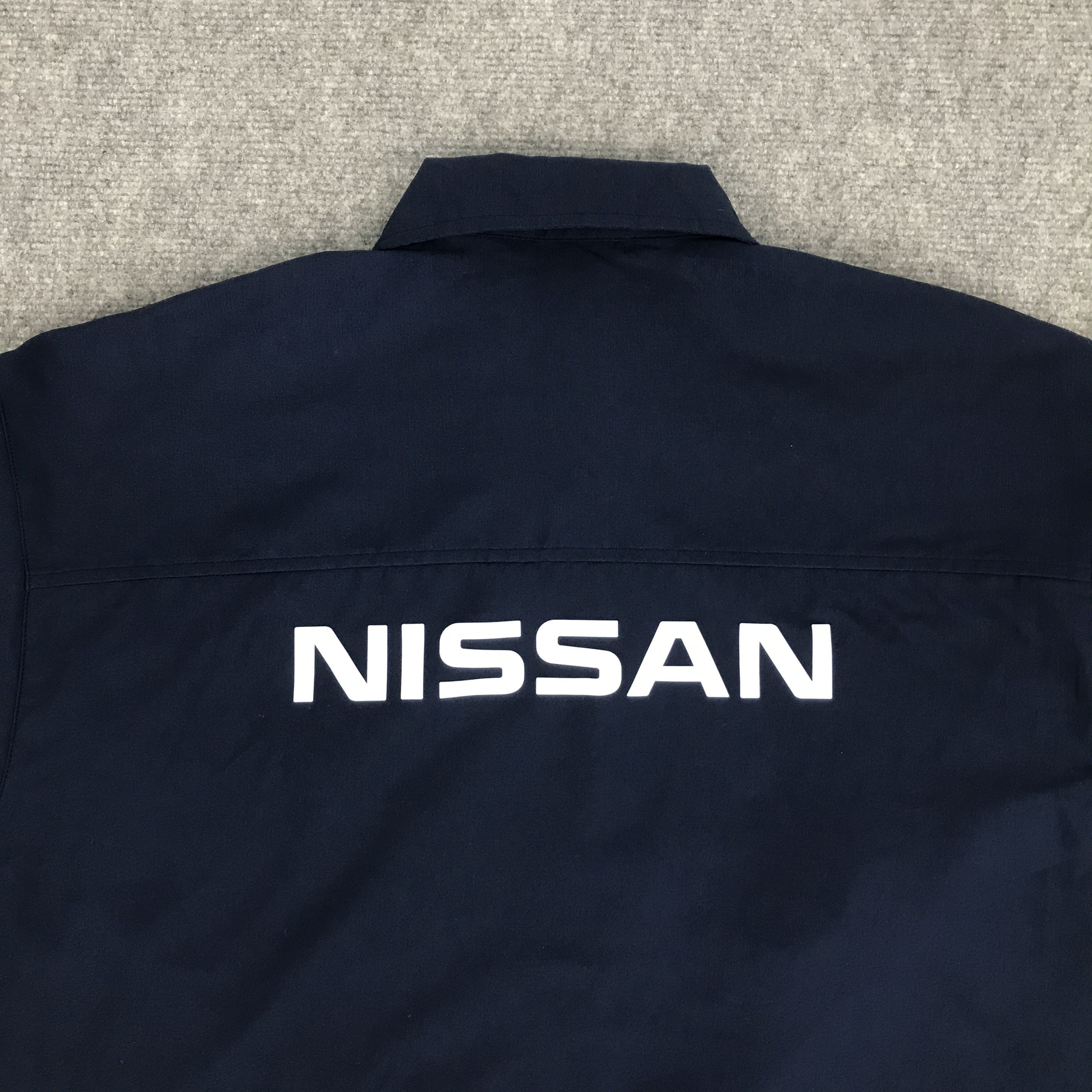 Japanese Brand NISSAN RACING WORK UNIFORM CUSTOM JACKET Size US L / EU 52-54 / 3 - 4 Thumbnail