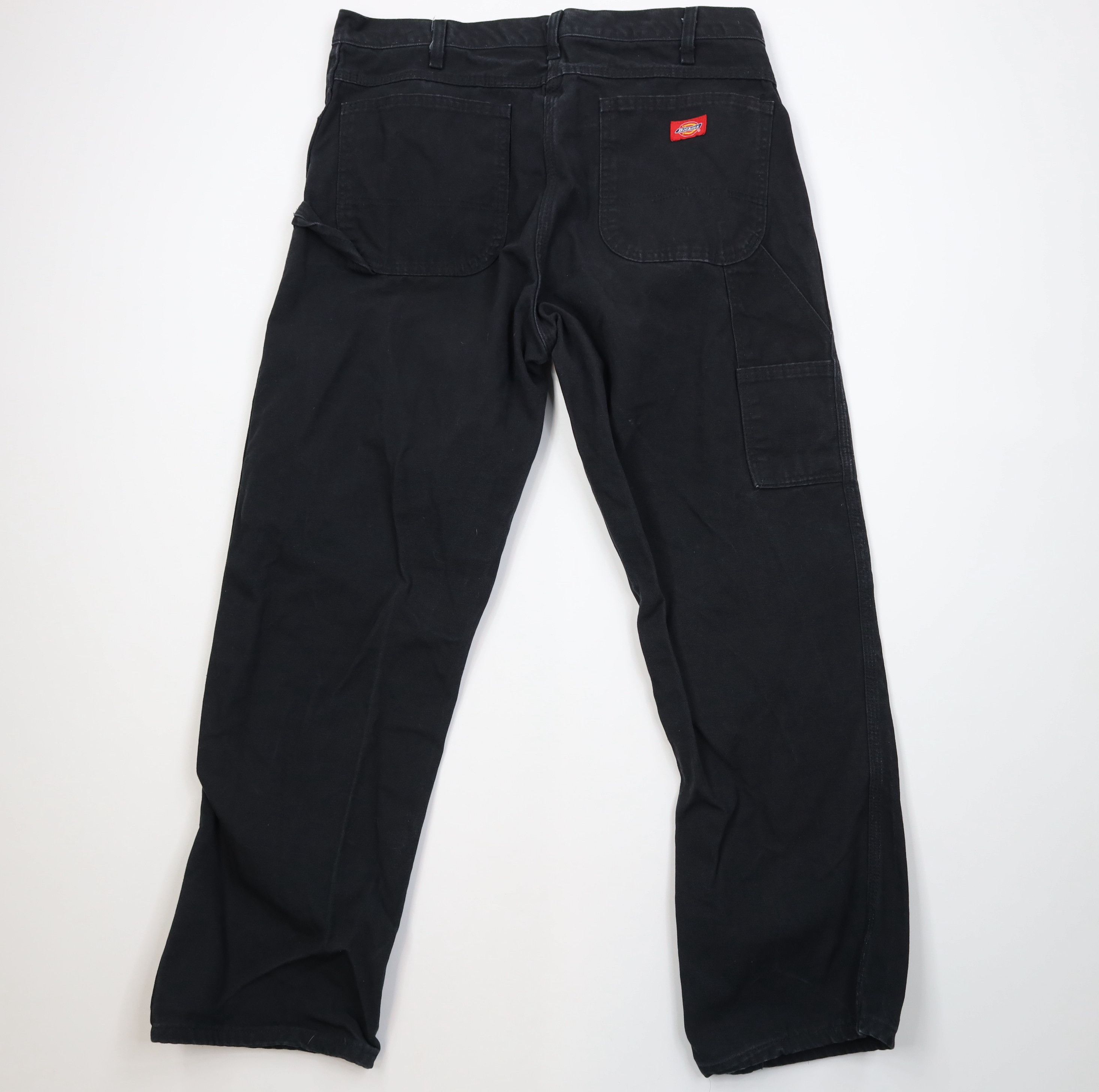 Dickies Vintage Y2K Dickies Wide Leg Dungaree Pants Black Cotton Size US 36 / EU 52 - 9 Thumbnail