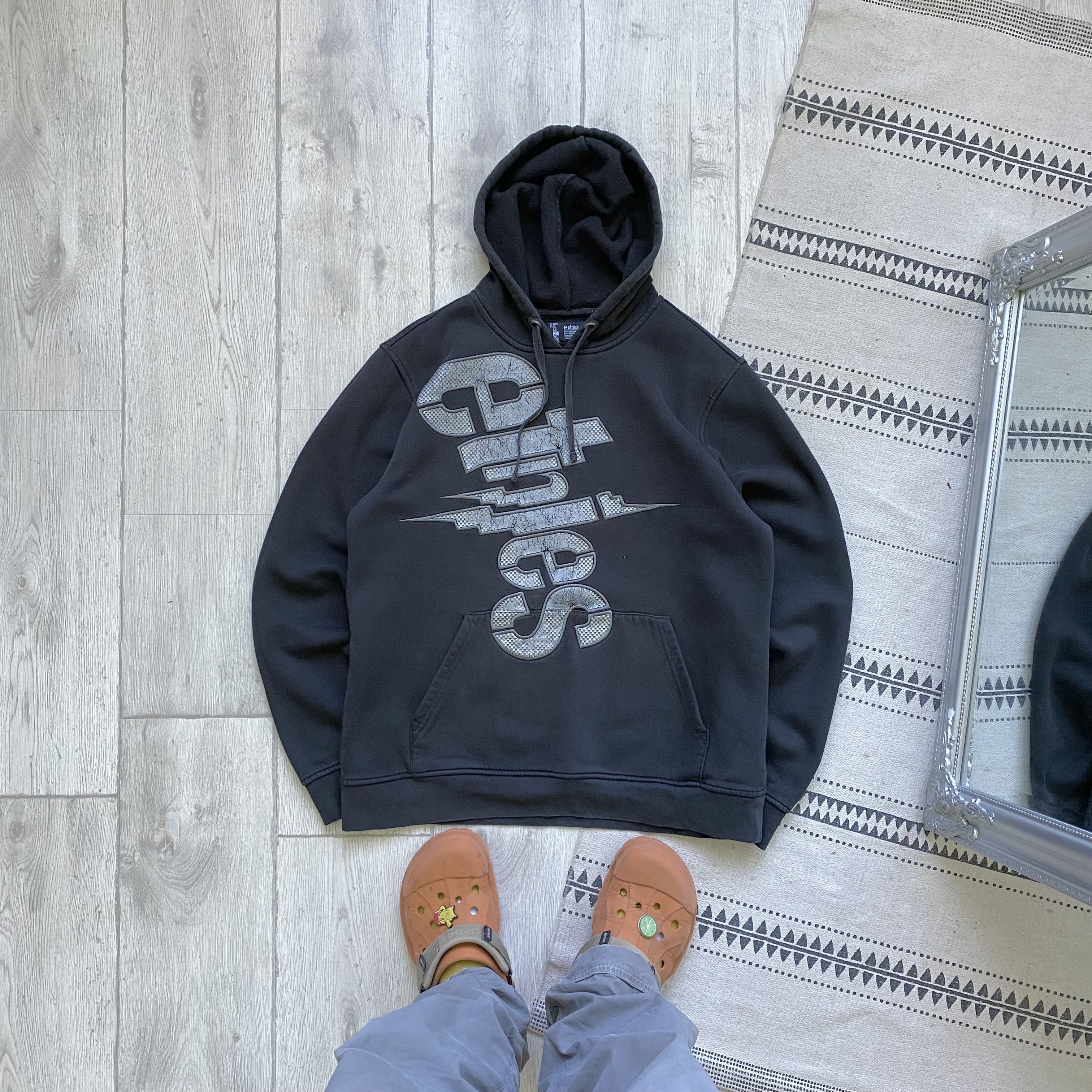 DC 🛹 Vintage 90s Etnies hoodie big logo Skater Surf style Y2K Size US M / EU 48-50 / 2 - 1 Thumbnail