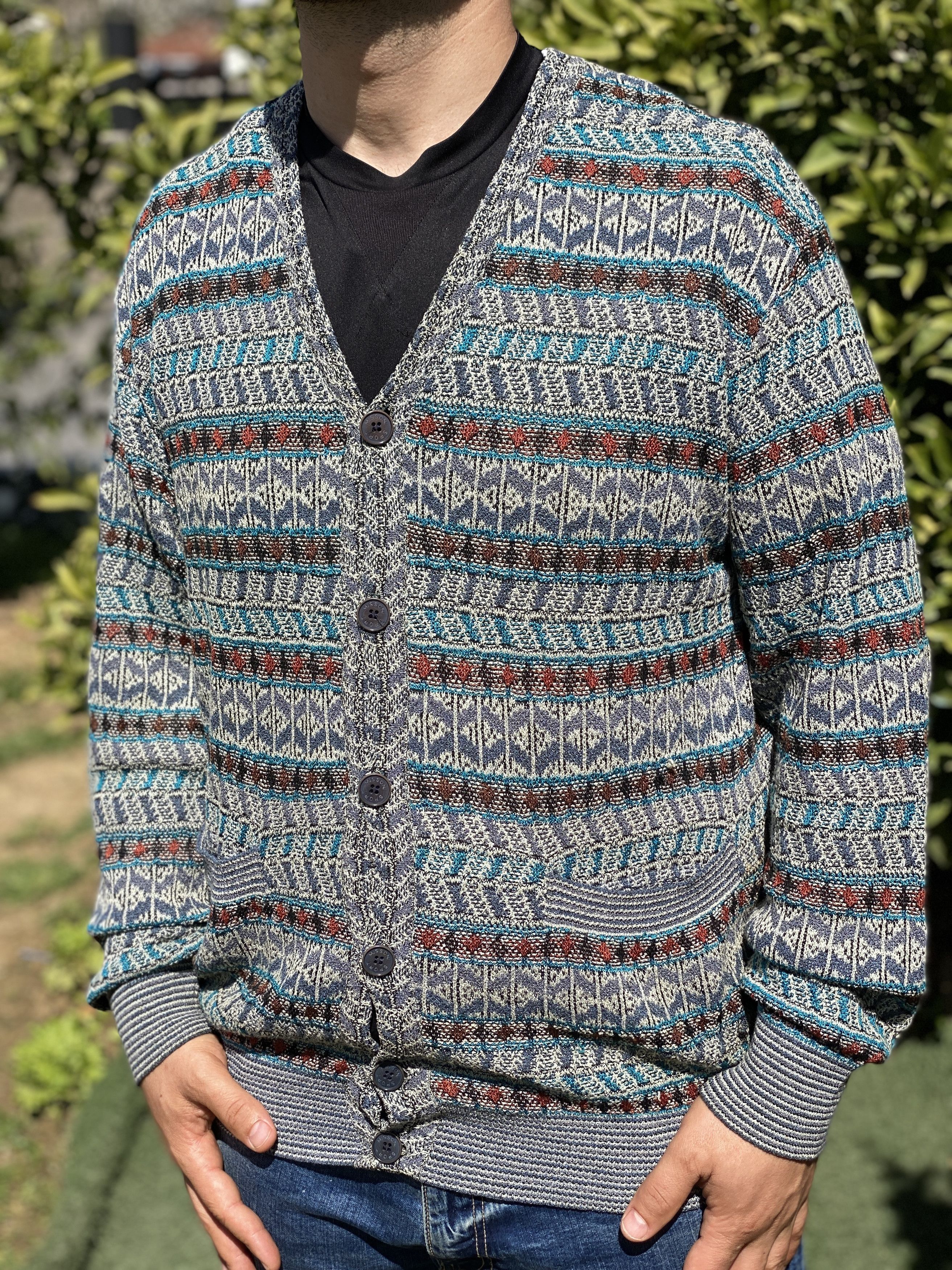 Missoni Missoni 3D Knit Pullover Geometr Retro Size 48 M Jeresy Size US M / EU 48-50 / 2 - 8 Thumbnail