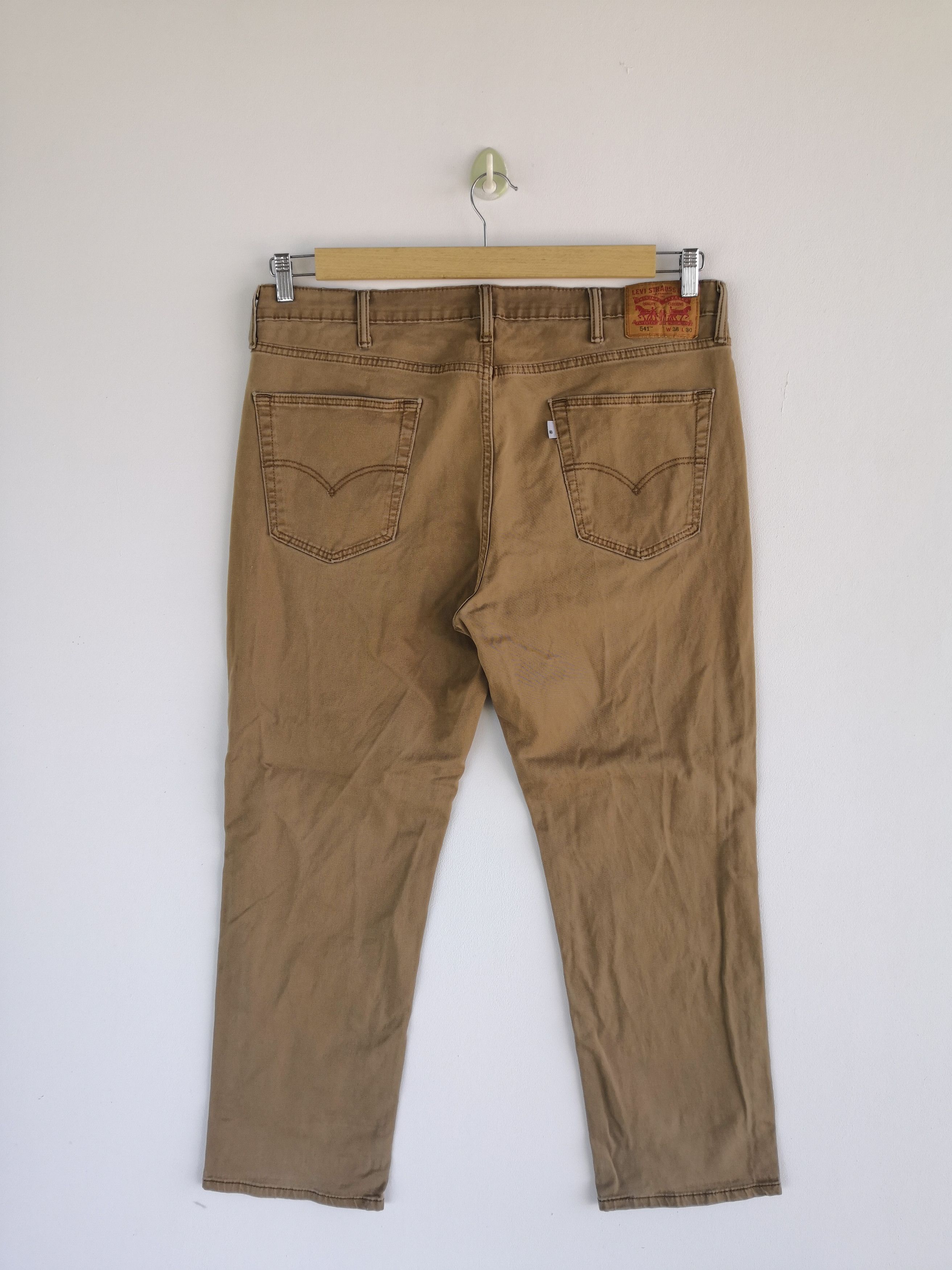Levi's Vintage Y2K Levis 541 Brown Jeans Distressed Levi's Denim Size US 38 / EU 54 - 2 Thumbnail