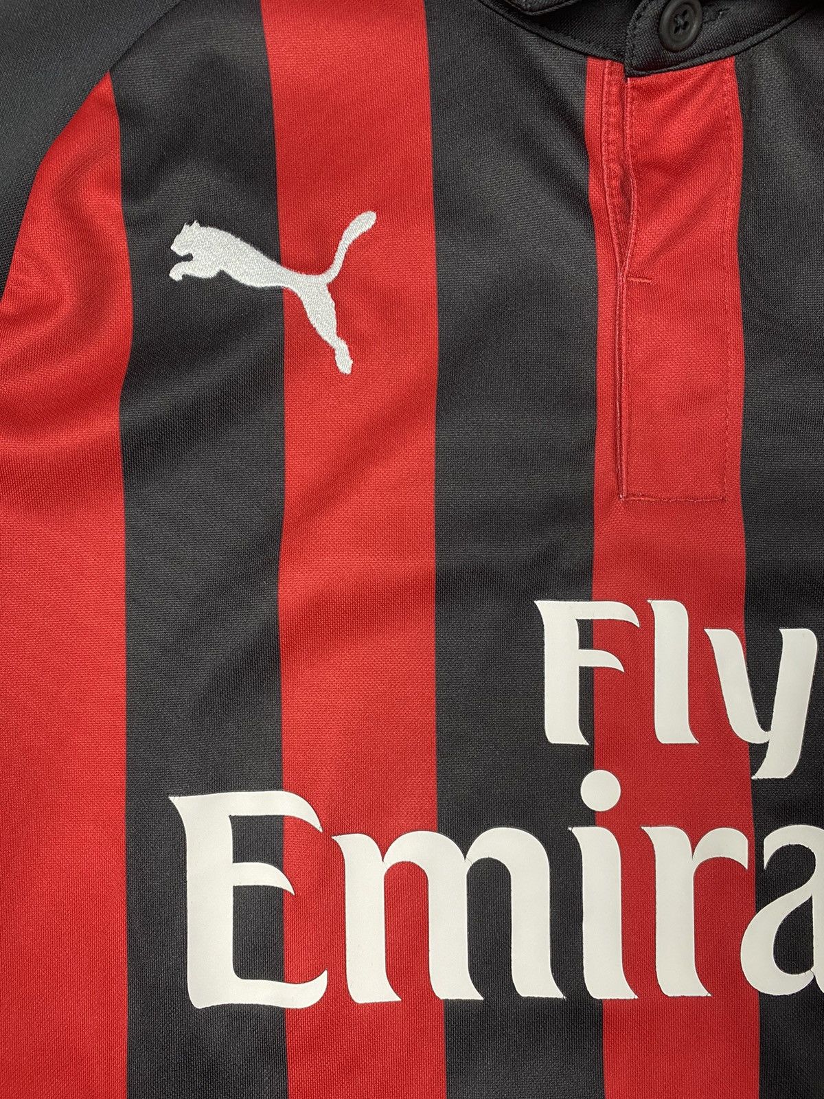 Puma × Vintage Puma AC Milan 2018 2019 Home Soccer Jersey Tee Size US M / EU 48-50 / 2 - 8 Thumbnail