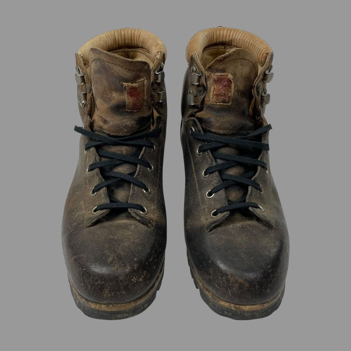 Vibram × Vintage Vintage 1960s brown leather hiking boots Size US 8.5 / EU 41-42 - 1 Thumbnail