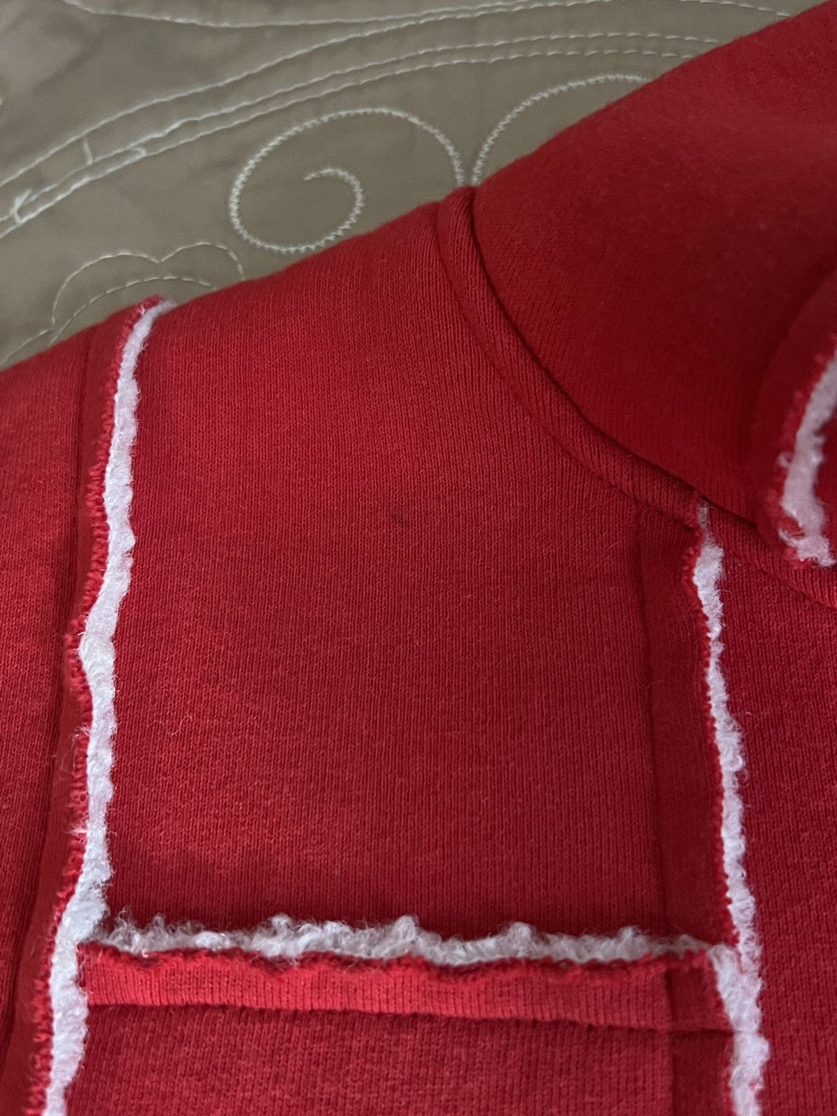 Supreme Supreme Faux Sherling Sherpa Patchwork Zip Up Hoodie Size US L / EU 52-54 / 3 - 7 Thumbnail
