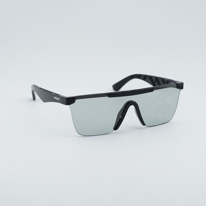 Burberry Burberry BE4480D 300169 Sunglasses Black Square Frame Size ONE SIZE - 5 Thumbnail