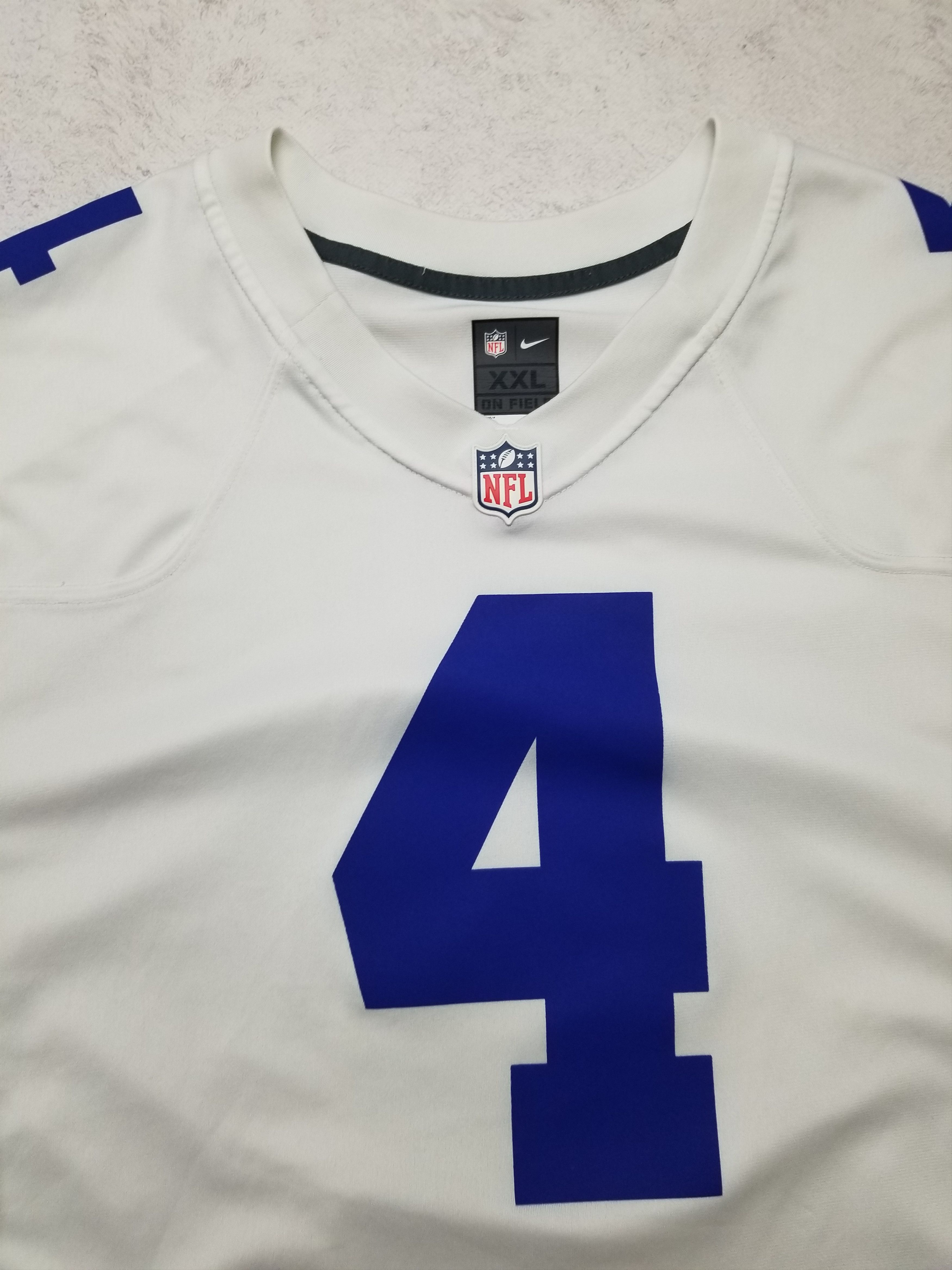 Nike Nike On Field Dallas Cowboys Dak Prescott #4 NFL Jersey Size US XXL / EU 58 / 5 - 18 Thumbnail
