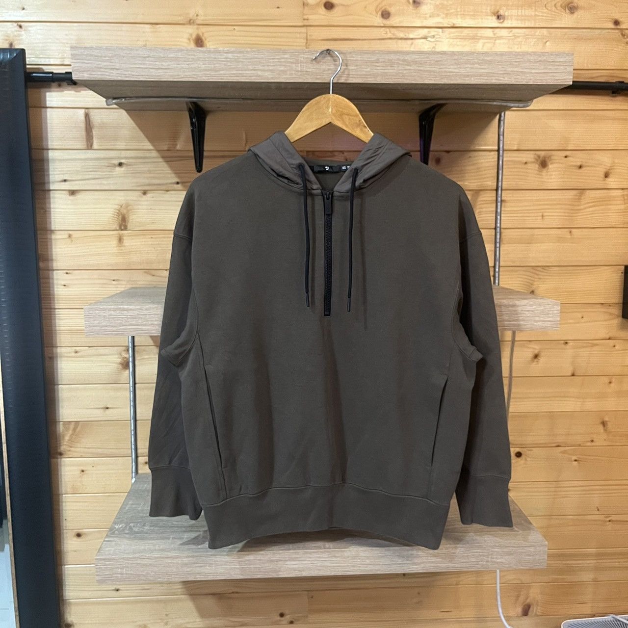 Jil Sander × Uniqlo Uniqlo x Jil Sander Dry Sweat Half Zip Pullover Hoodie Size US XS / EU 42 / 0 - 1 Thumbnail
