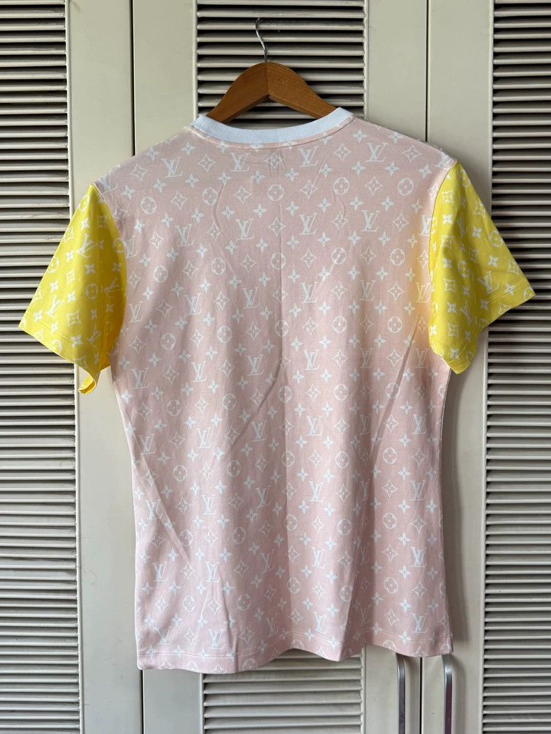 Louis Vuitton LOUIS VUITTON Color-block presbyopic chain short sleeve T-s Size M / US 6-8 / IT 42-44 - 2 Thumbnail