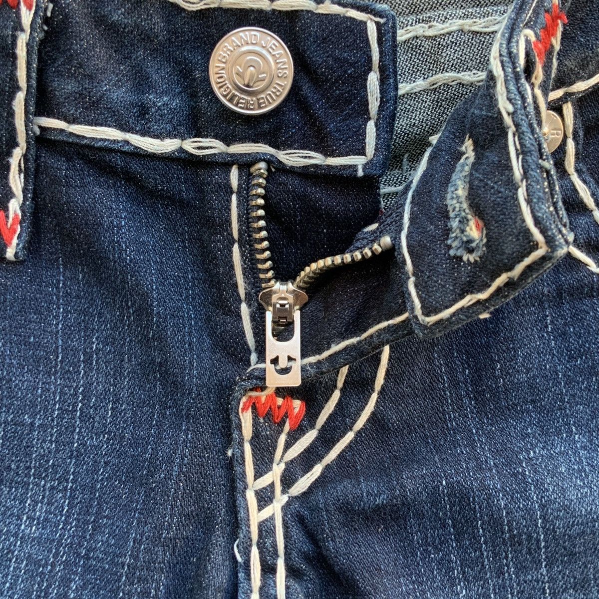 True Religion RARE Y2K TRUE RELIGION BILLY SUPER T STRETCH JEANS Size 25" / US 0 / IT 36 - 12 Thumbnail