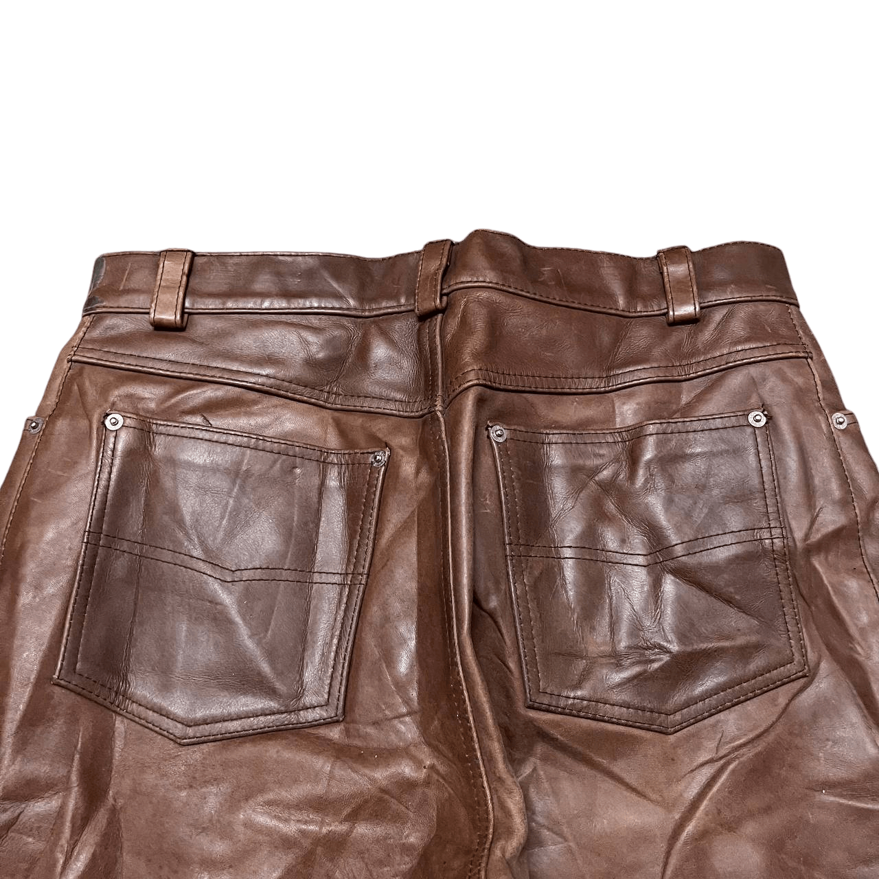 The Real McCoy's Vintage The Real Mccoy's Leather Short Pant Size US 33 - 11 Thumbnail
