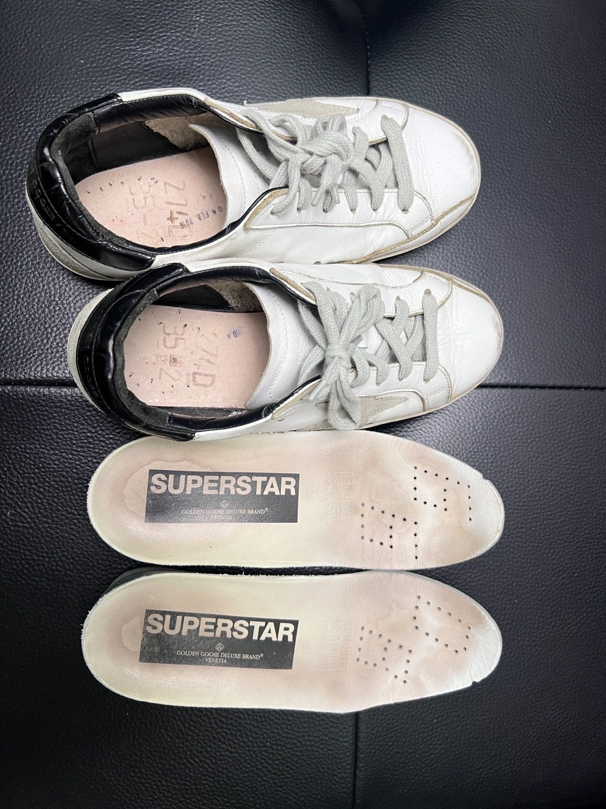 Golden Goose Golden Goose GGDB Distressed Star Sneakers Size US 5 / IT 35 - 18 Thumbnail