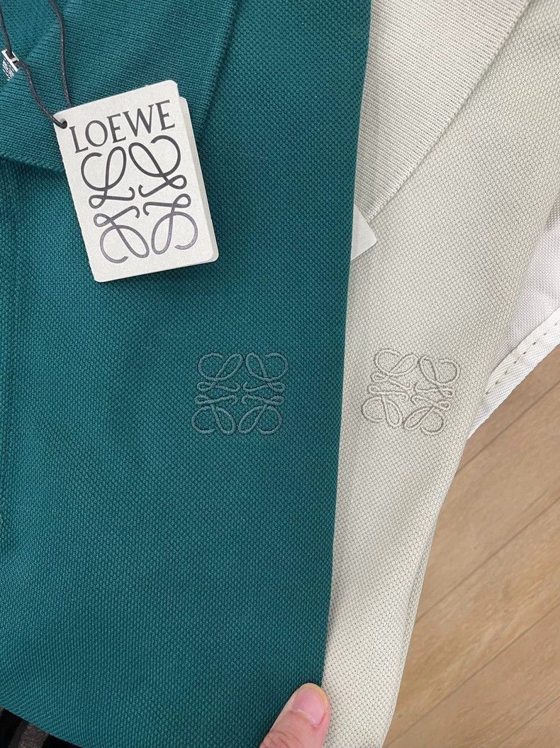 Loewe loewe Embroidered polo shirt 2506-Nextarrow Size US S / EU 44-46 / 1 - 6 Thumbnail