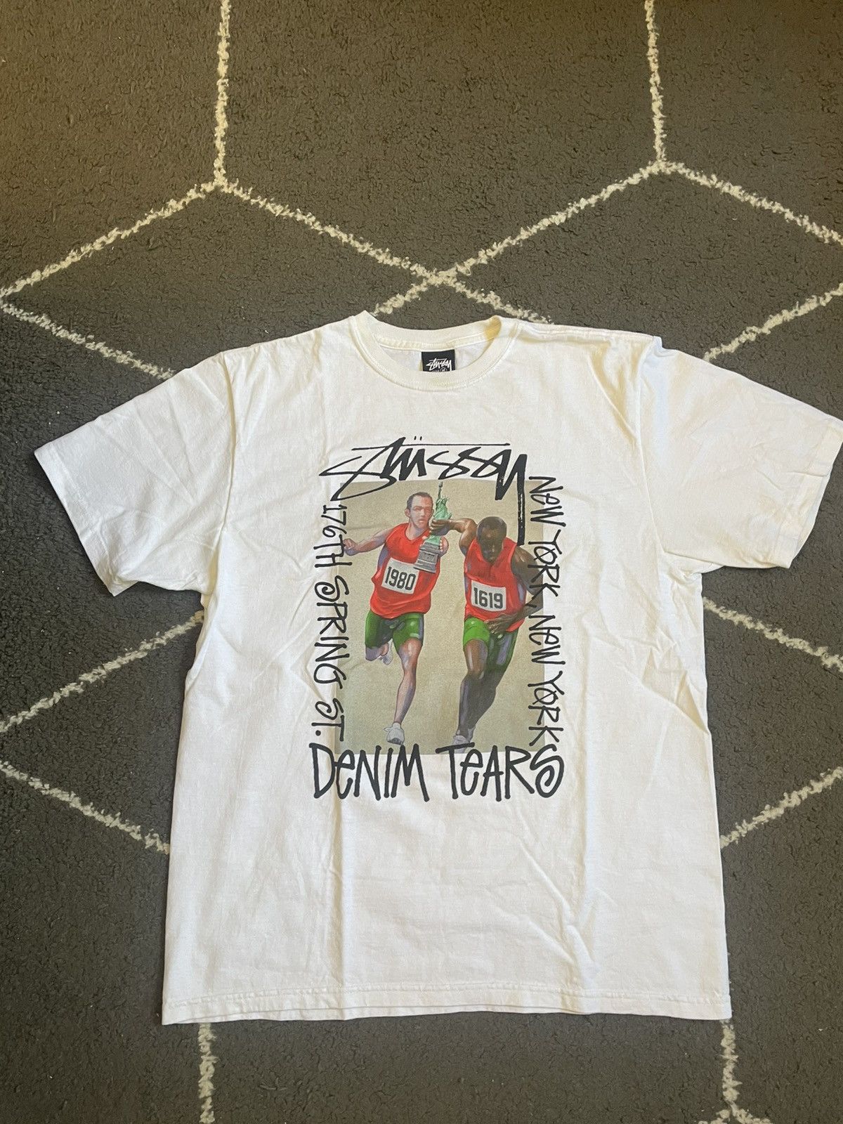 DENIM TEARS × Stussy Stussy x Denim Tears Pass The Baton