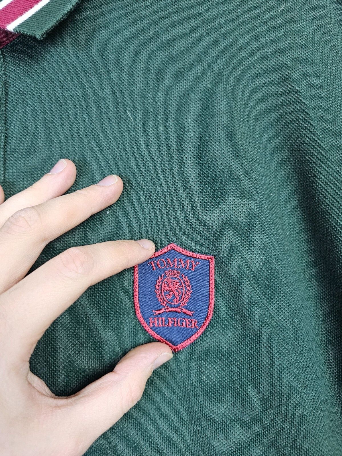 Tommy Hilfiger Vintage 90s Tommy Hilfiger Crest Spellout Rugby Shirt XXL Size US XXL / EU 58 / 5 - 7 Thumbnail